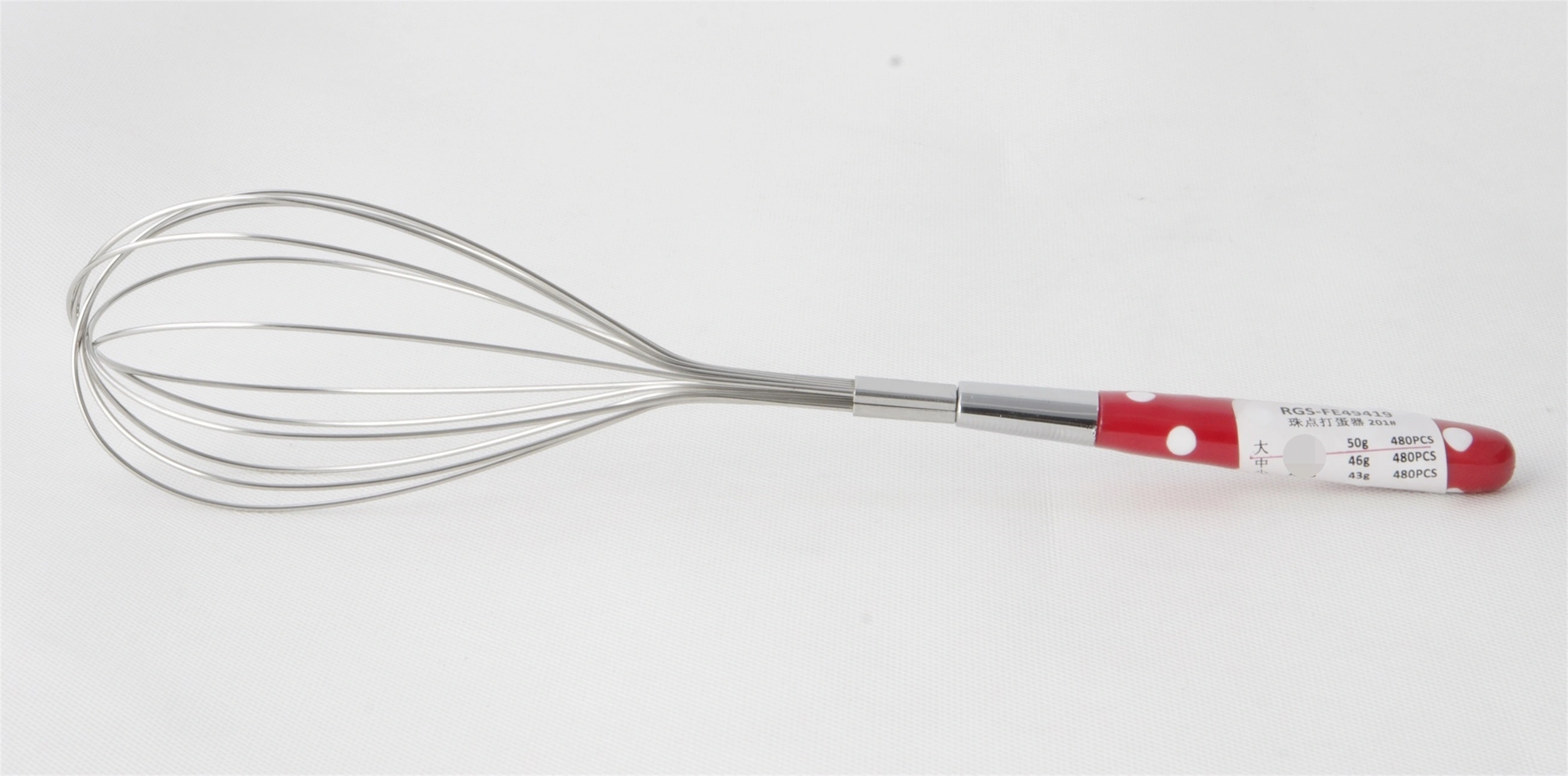 STAINLESS STEEL WHISK WITH ROUND PATTERN RGS-FE49419 1