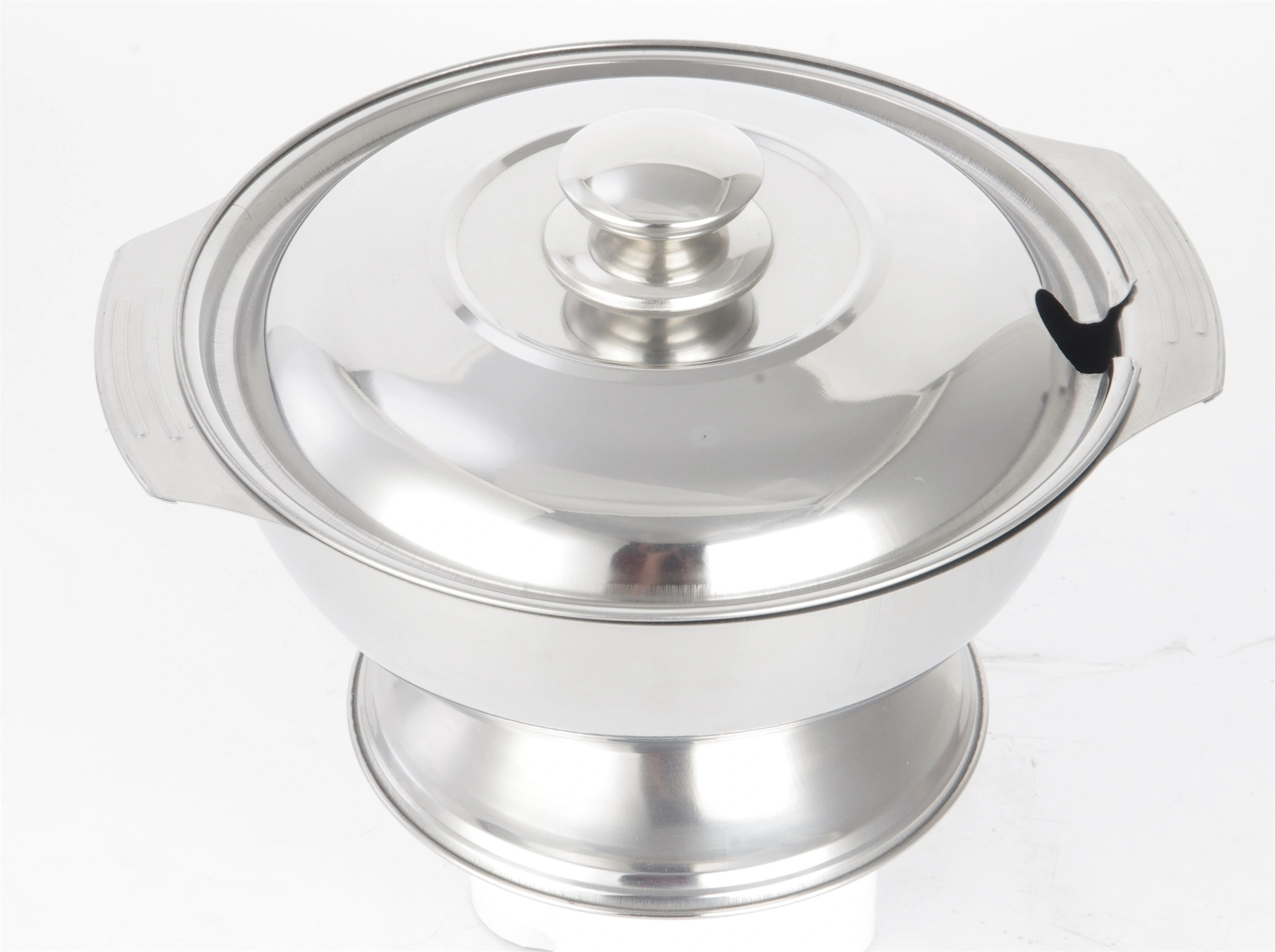 STAINLESS STEEL POT FOR RICE  WITH LID &BASE RGS-GF1001 1