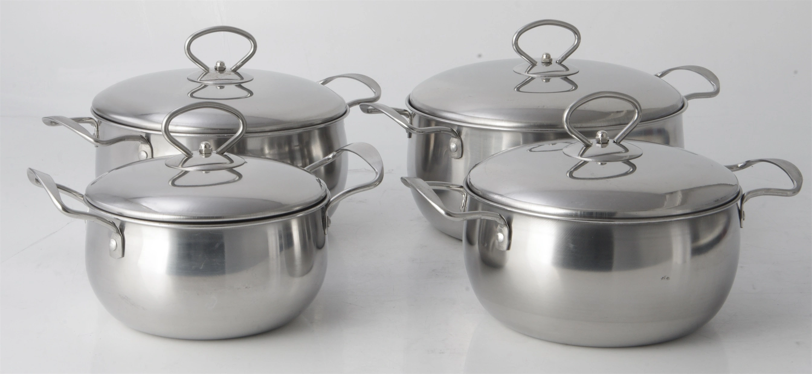 BEST WHOLESALE STAINLESS STEEL SS410 STOCK POT SET FROM CHINA RGS-R1935-T 1