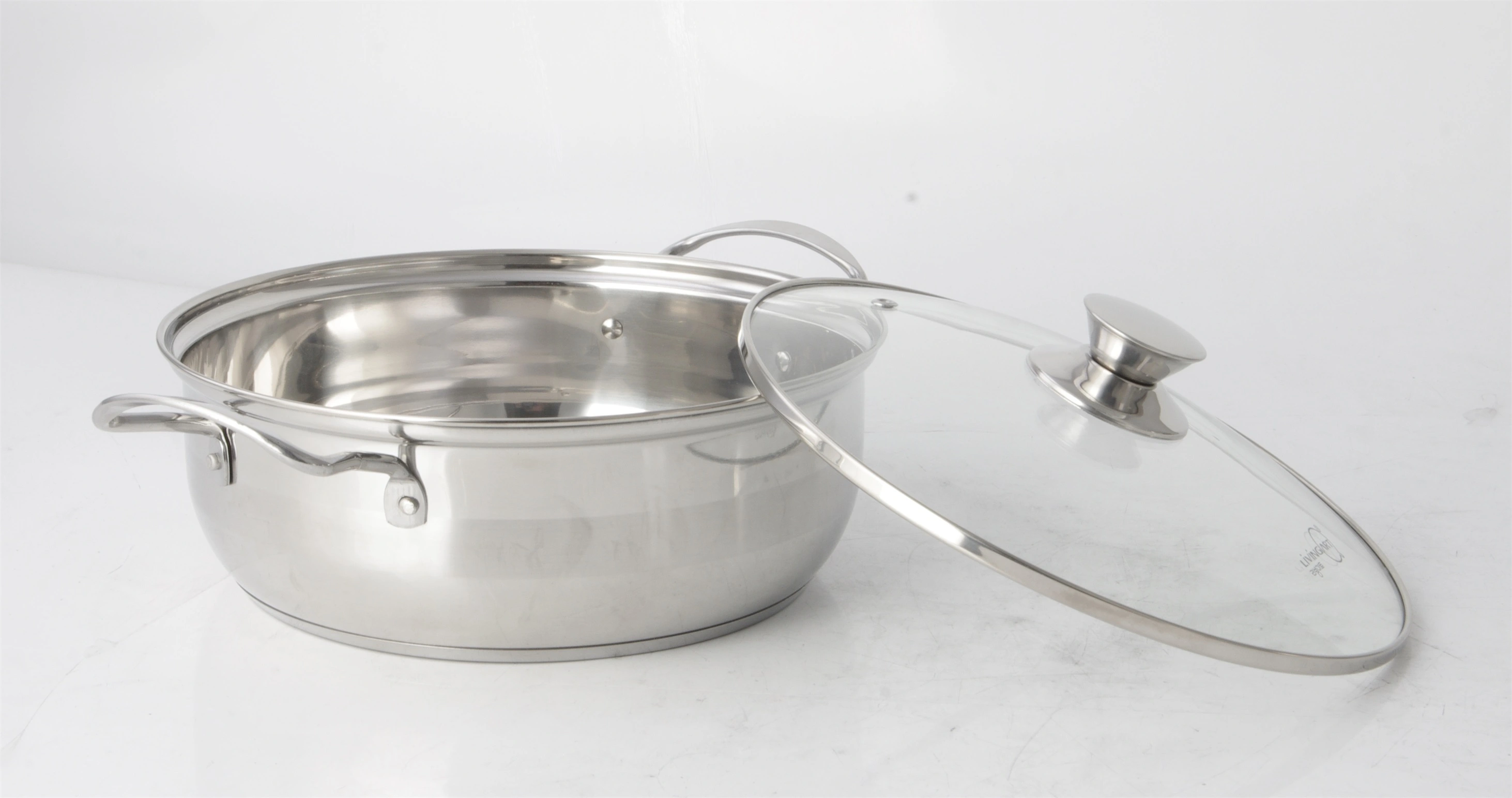 STAINLESS STEEL 3PCS COOKWARE SET WITH STEEL HANDLE  RGS-R4843-T 1