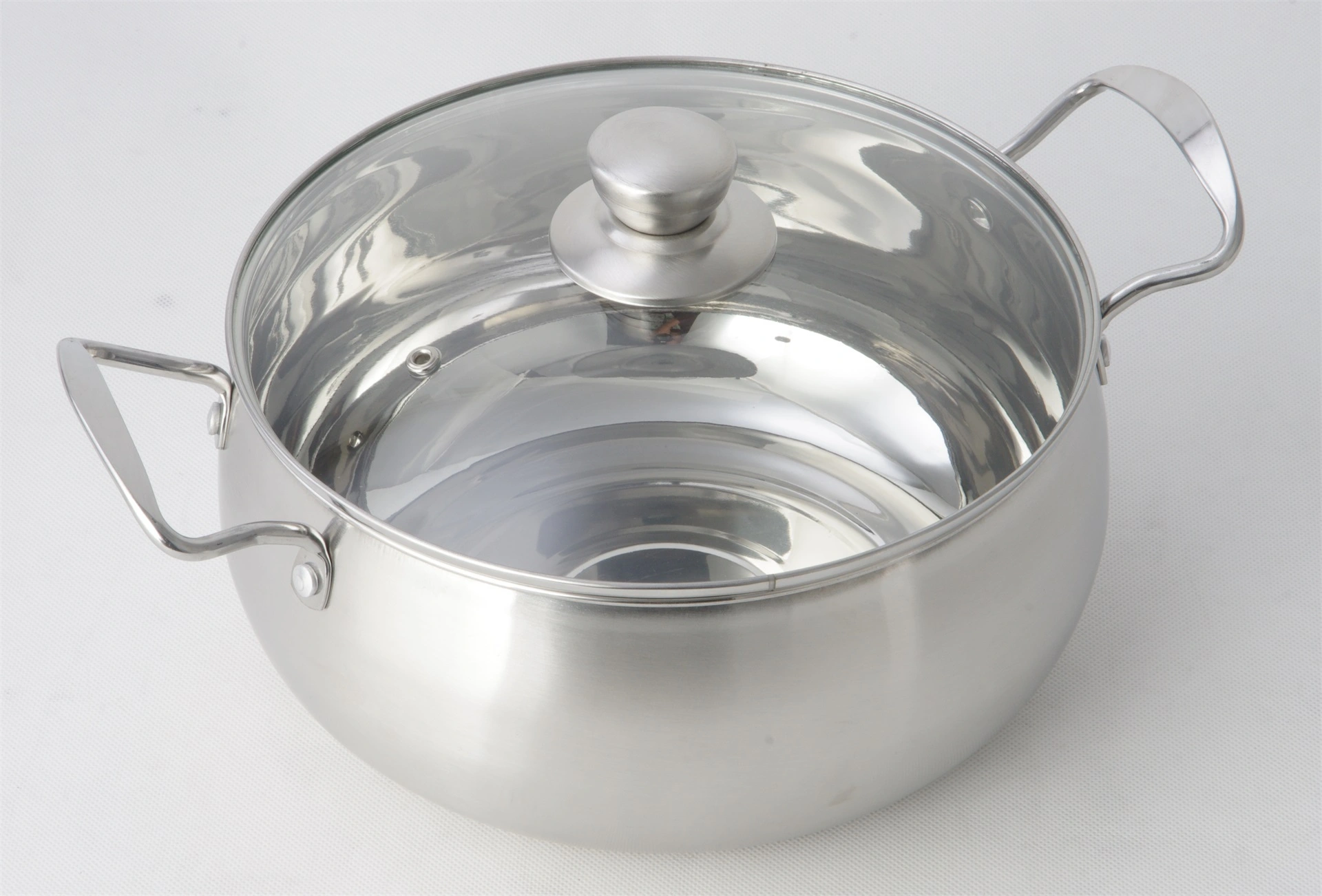 STAINLESS STEEL 14PCS COOKWARE WITH GLASS LID RGS-R5210 1