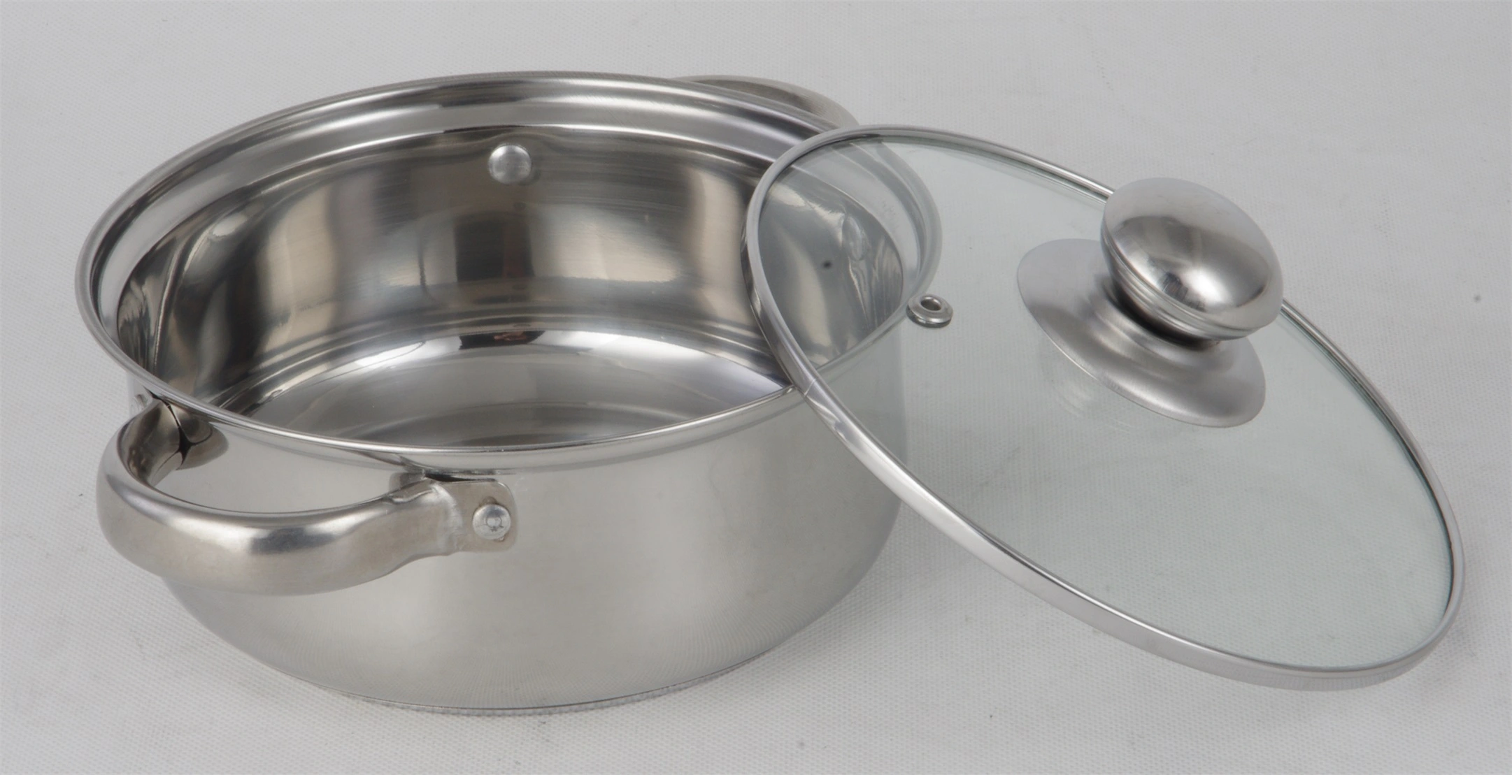 STAINLESS STEEL STOCK POT WITH DOUBLE STEEL HANDLE RGS-R19311 1