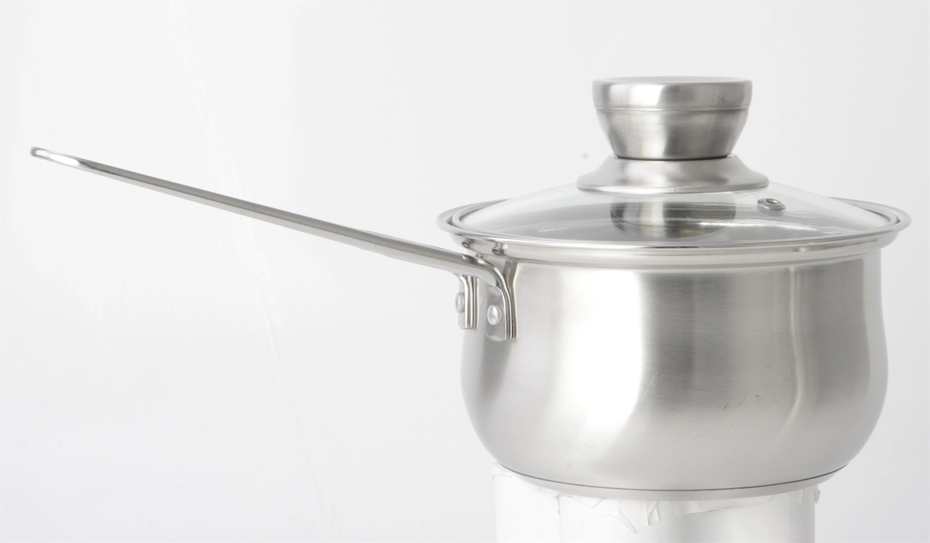 China STAINLESS STEEL SS304 MILK POT WITH STEEL HANDLE RGS-TN1224 Customized-Evergreen 1