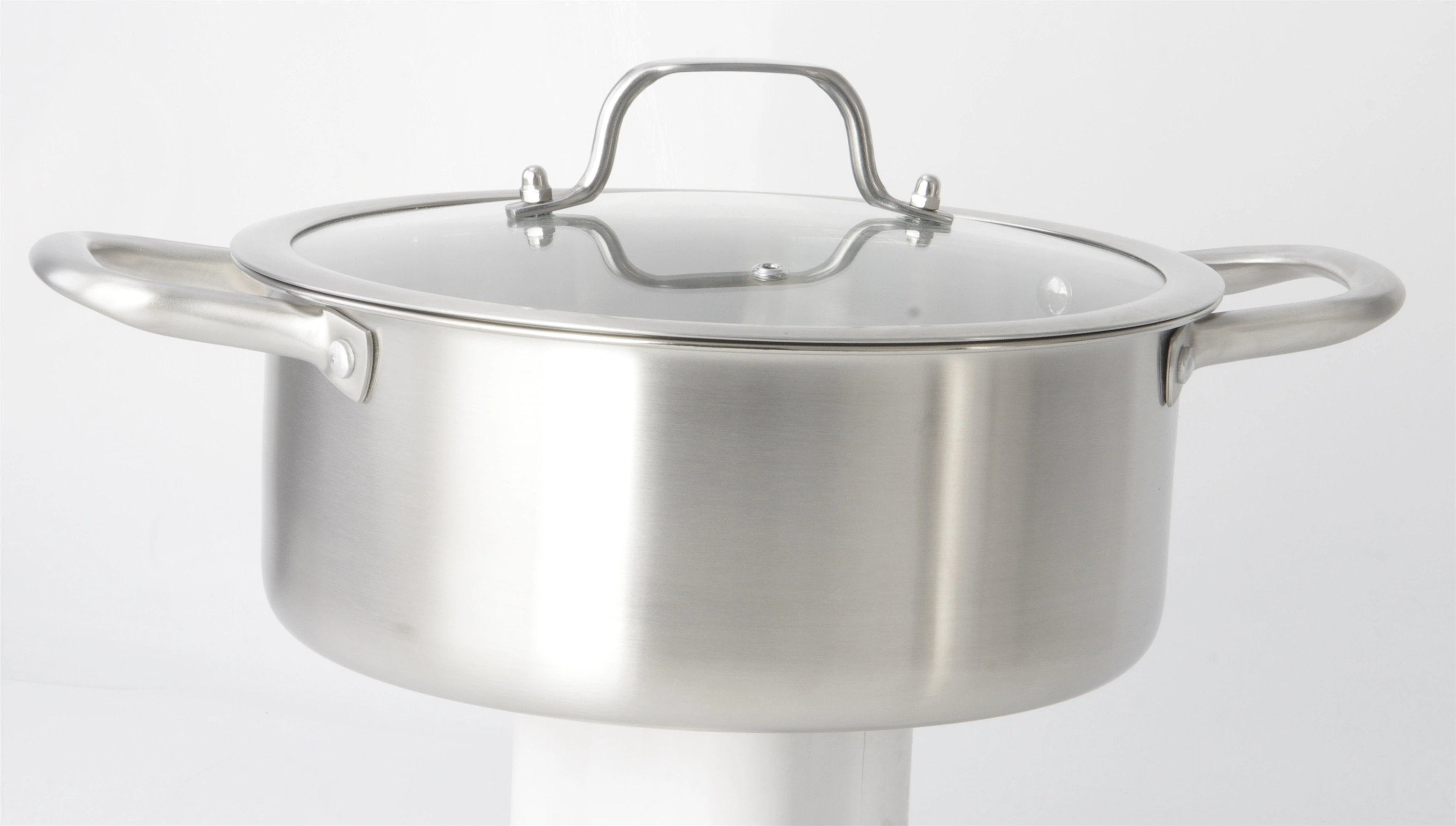 STAINLESS STEEL SS304 CHINESE HOTPOT HUOGUO WITH LID RGS-TH4993 1