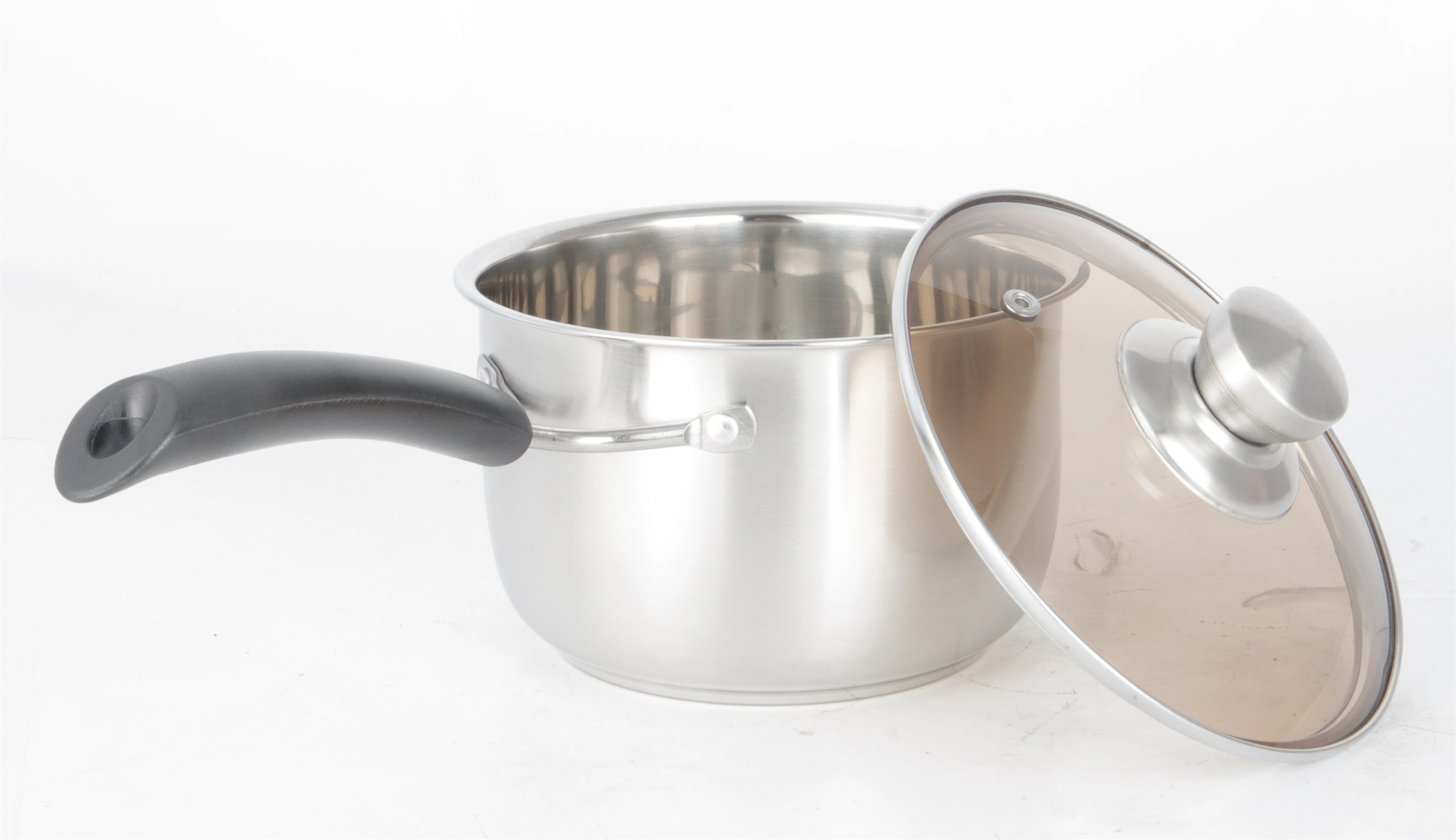 Wholesale STAINLESS STEEL MILK POT WITH TEA COLOR LID RGS-TN4802-M SS201 With Good Price-Evergreen 1