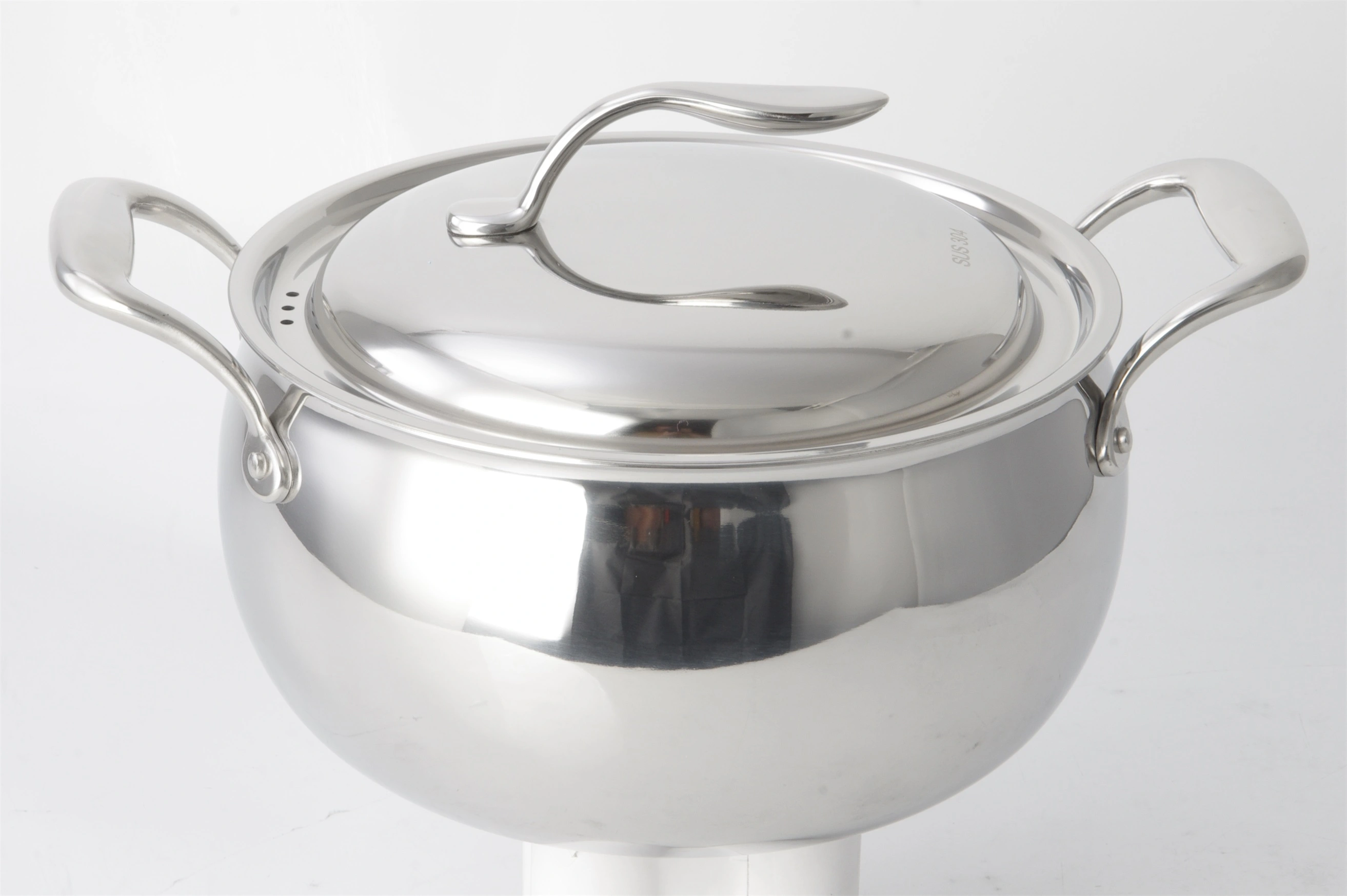 Customized STAINLESS STEEL STOCK POT WITH SPECIAL HANDLE RGS-TT4302 From China 1