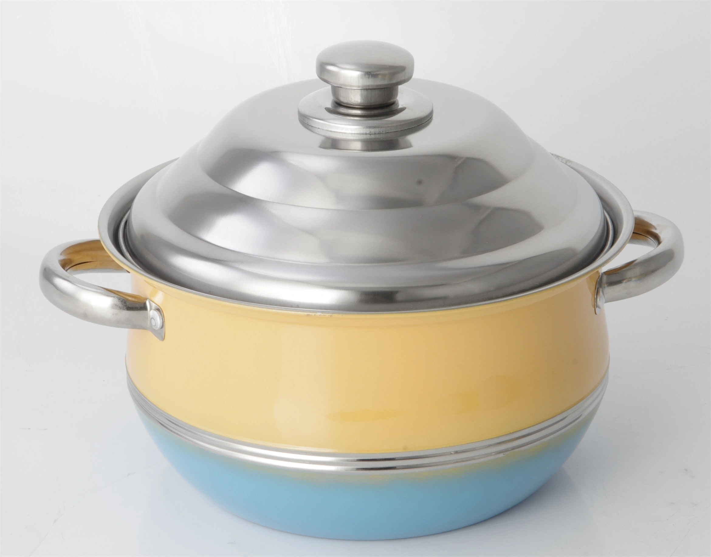 Factory Price STAINLESS STEEL SS410 STOCK POT SET RGS-TT4137-RY3 Supplier-Evergreen 1