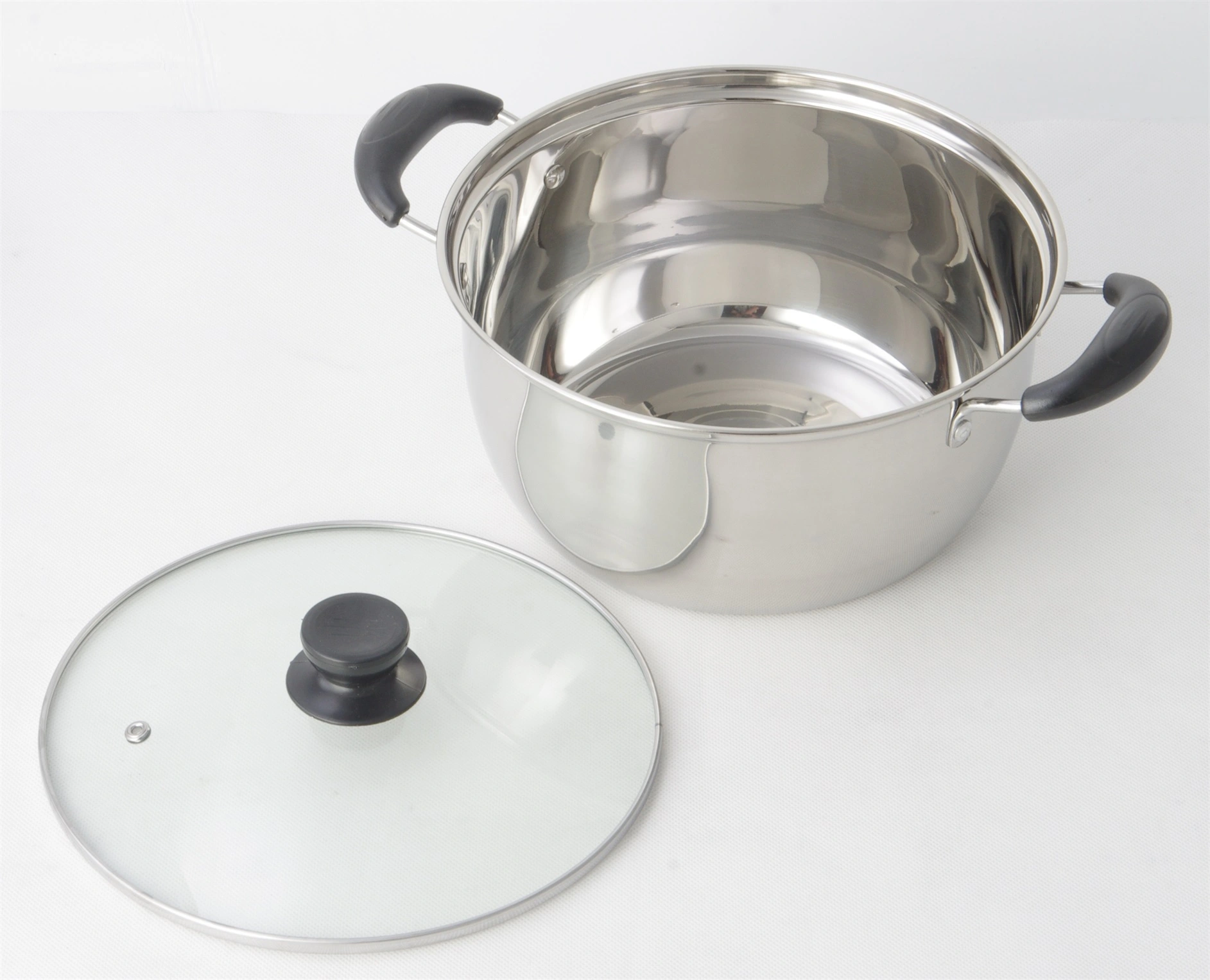 STAINLESS STEEL SS201 STOCK POT WITH SINGLE HANDLE RGS-TT2371-D 1