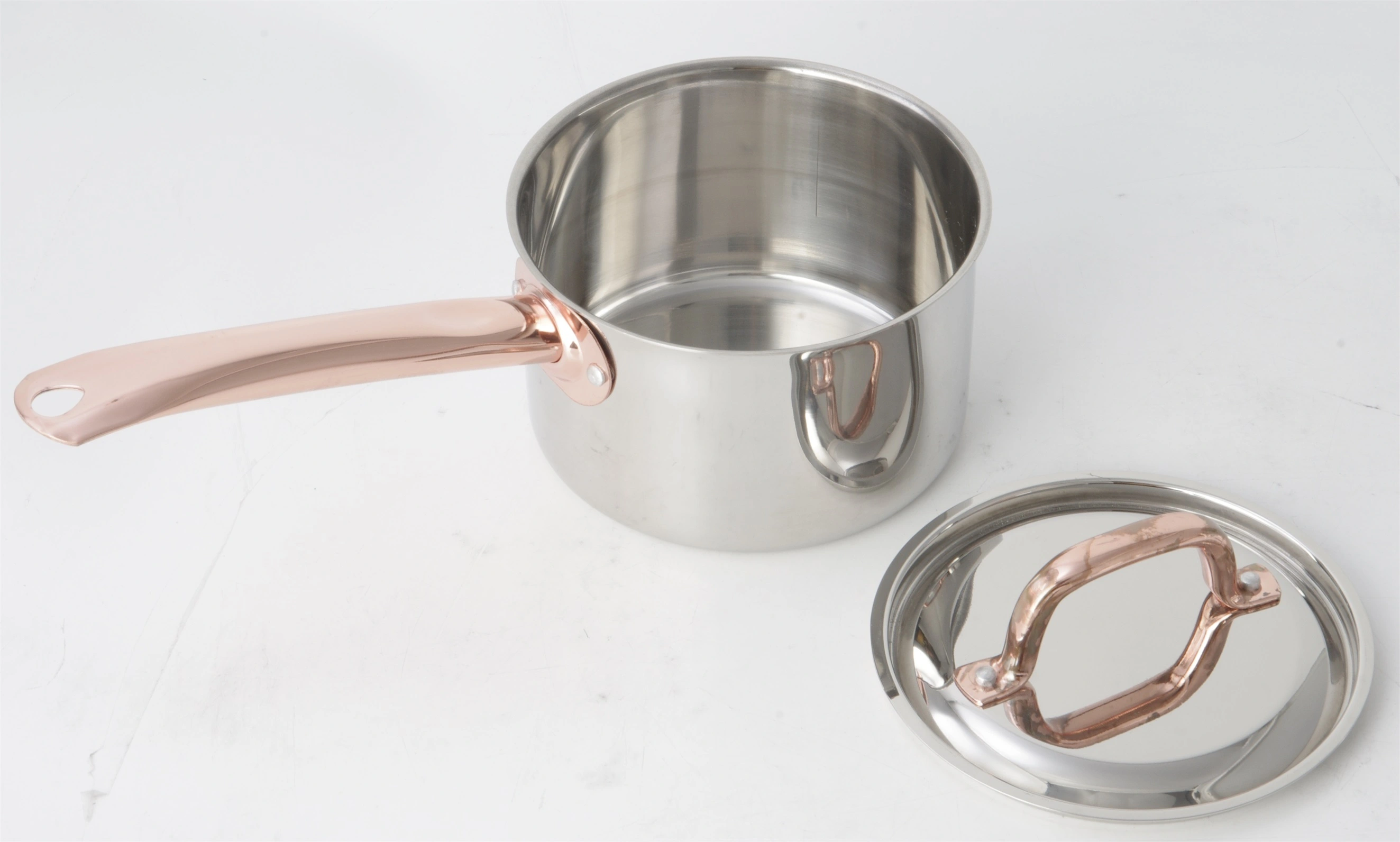 High Quality STAINLESS STEEL MILK PAN FRYING PAN WITH LID RGS-TN4993 With Good Price-Evergreen 1