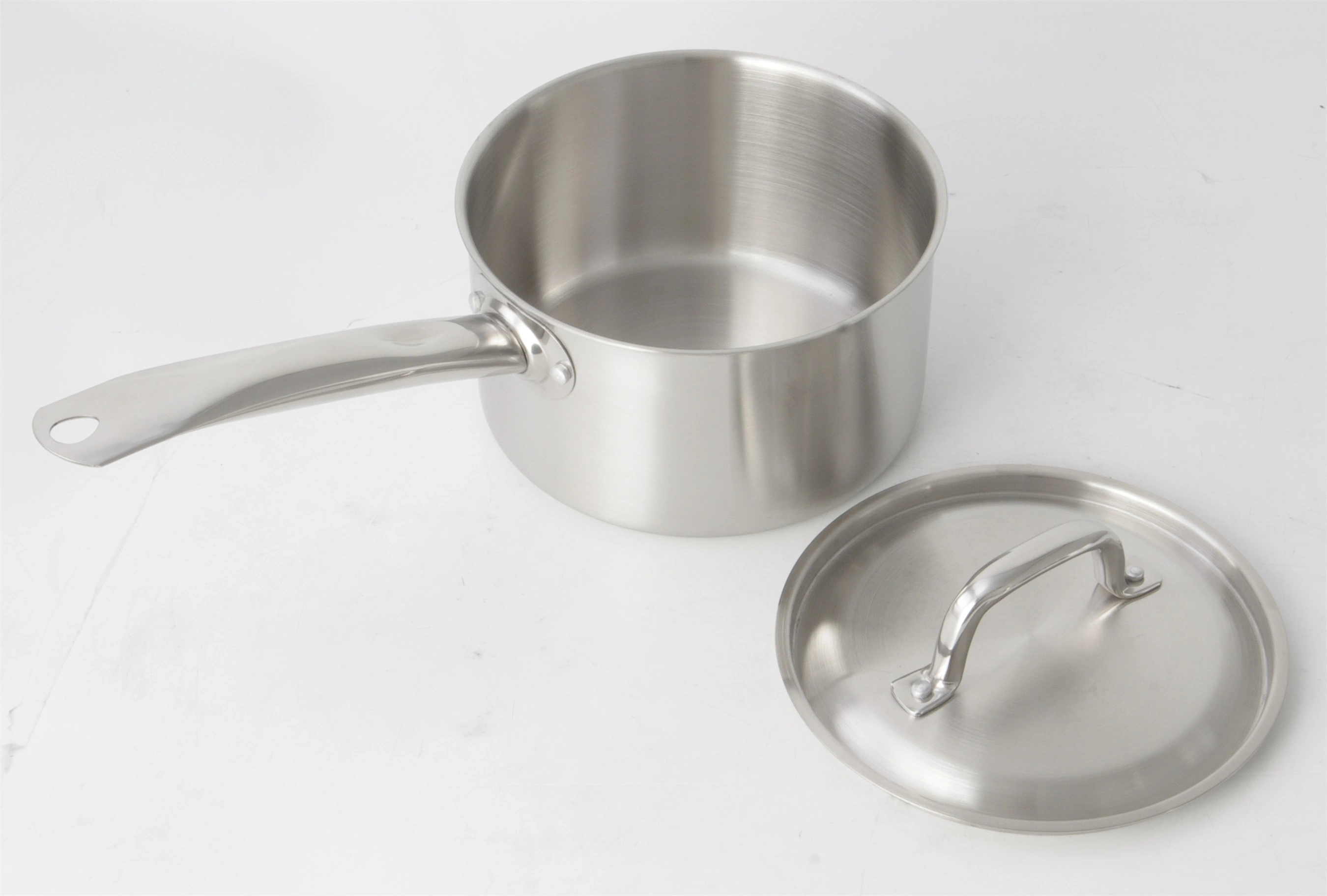 Professional STAINLESS STEEL MILK PAN FRYING PAN WITH BRIGHT STEEL HANDLE RGS-TN4991 Factory From China-Evergreen 1