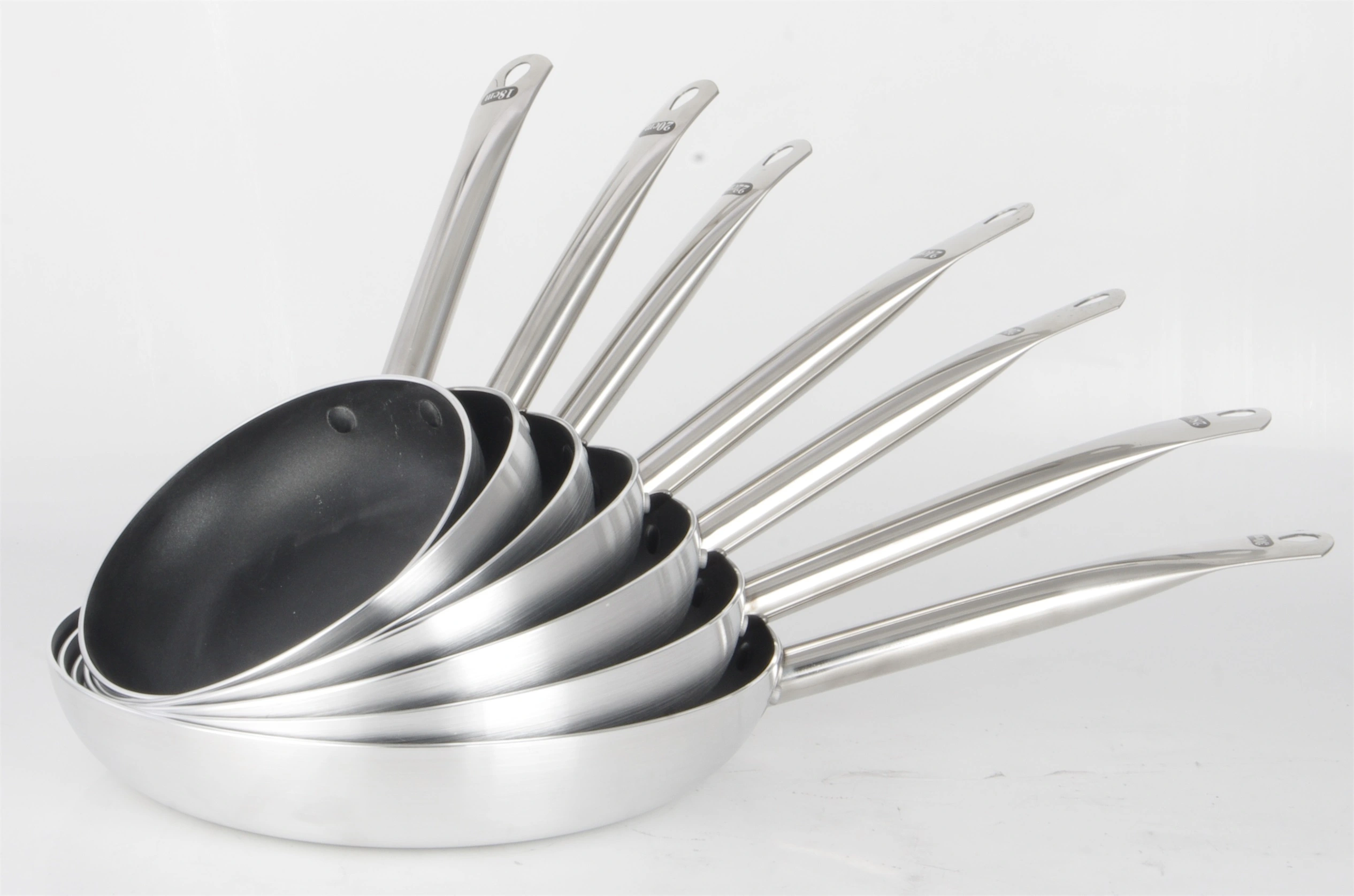 Wholesale FRYING PAN(with aluminium alloy bottom) RGS-VP4611 From China-Evergreen 1