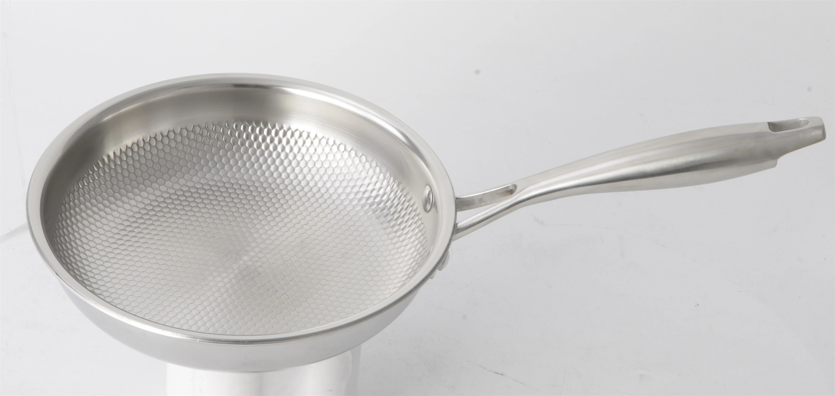 Custom STAINELESS STEEL THREE LAYER STEEL FRYING PAN RGS-VD4304 Factory From China 1