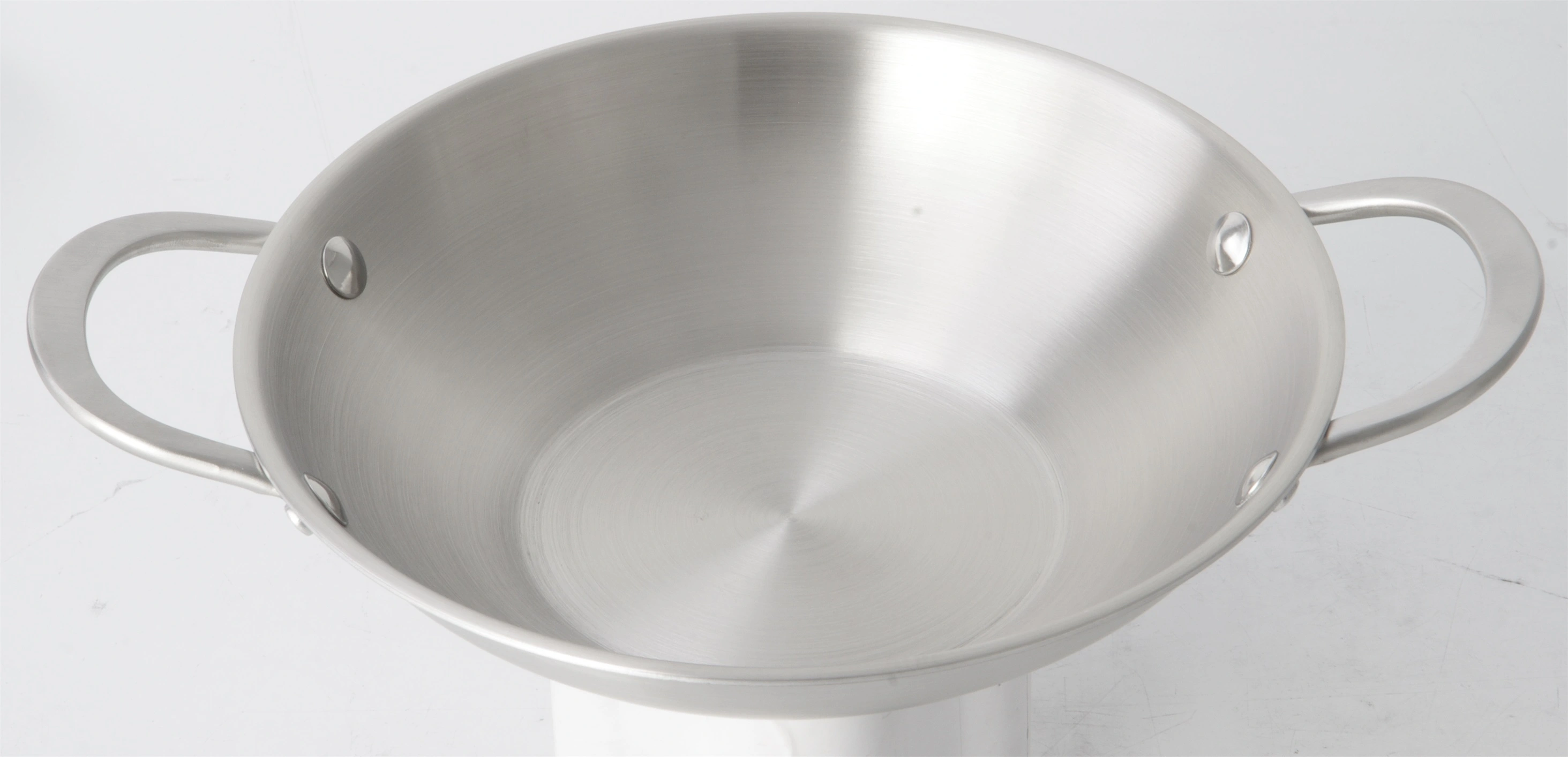 Factory Price STAINLESS STEEL MINI FRYING PAN WITH DOUBLE HANDLE RGS-VD4303 Wholesale-Evergreen 1