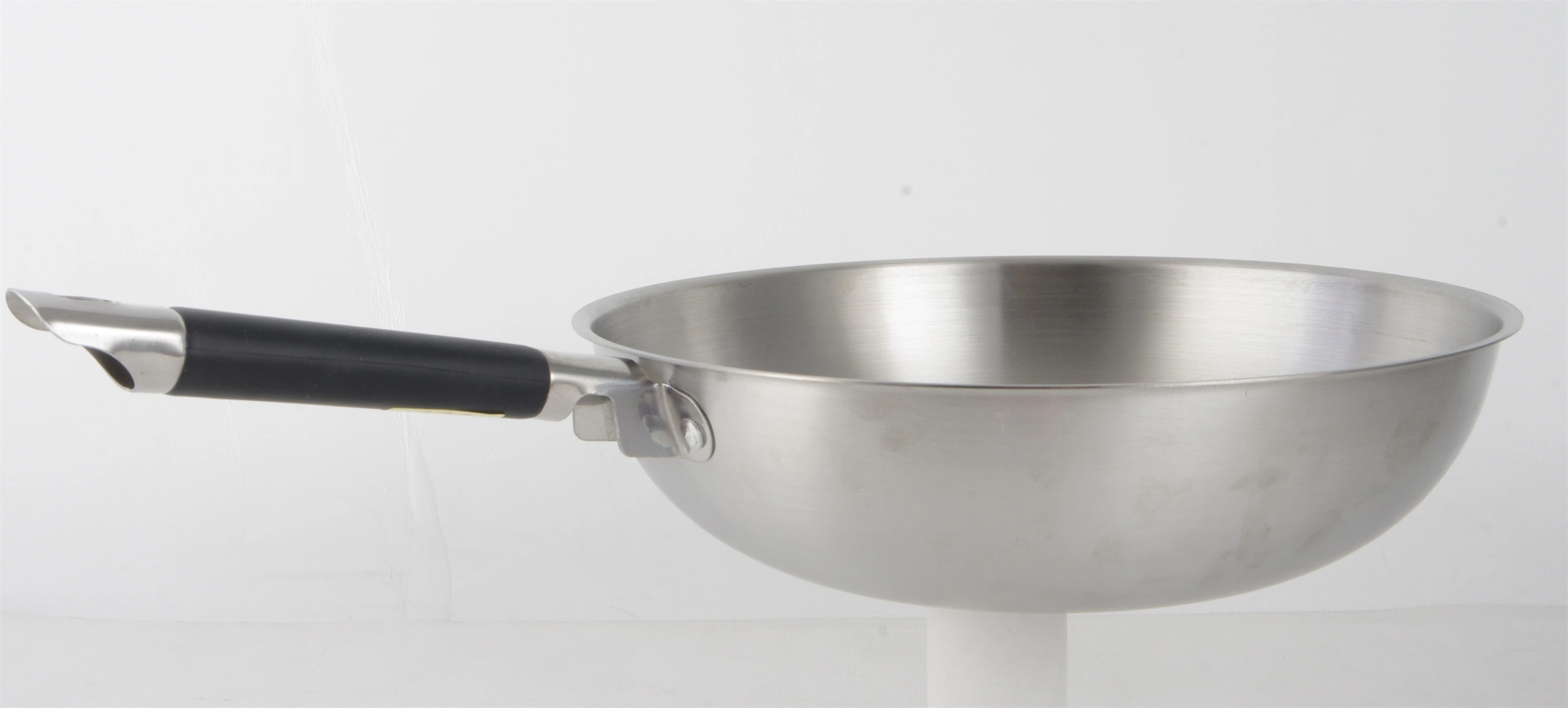 Wholesale STAINLESS TEEL SS410 FRYING PAN WITH SINGLE BOTTOM RGS-VD5641 With Good Price-Evergreen 1