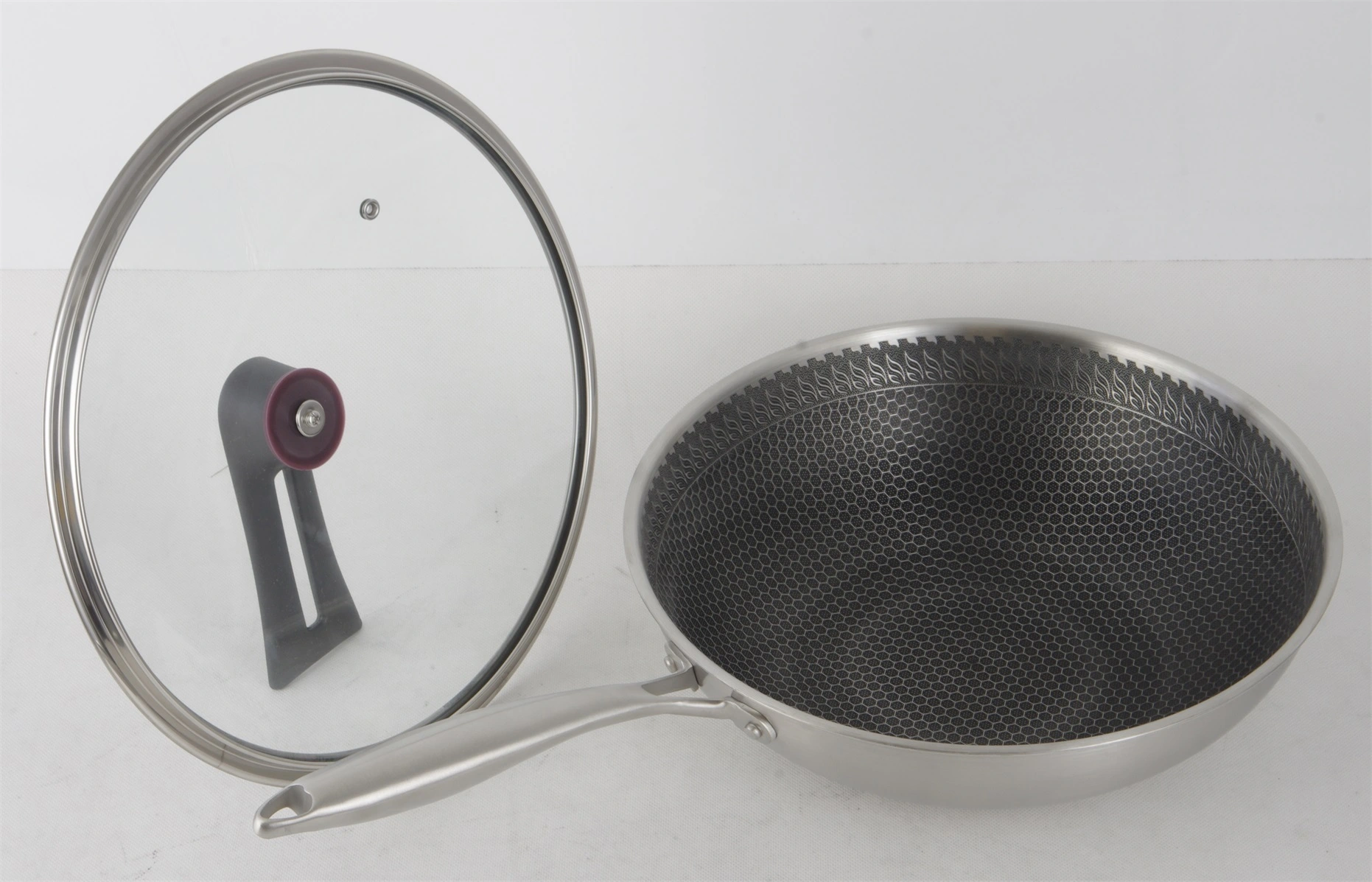 High Quality 3 LAYER STEEL FRYING PAN RGS-VD5511 Wholesale-Evergreen 1