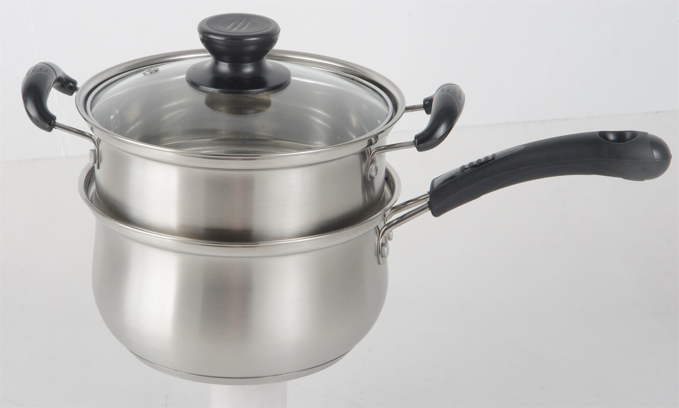 Wholesale STAINLESS STEEL SS304 STEAMER WITH SINGLE HANDLE RGS-TZ5844 With Good Price-Evergreen 1