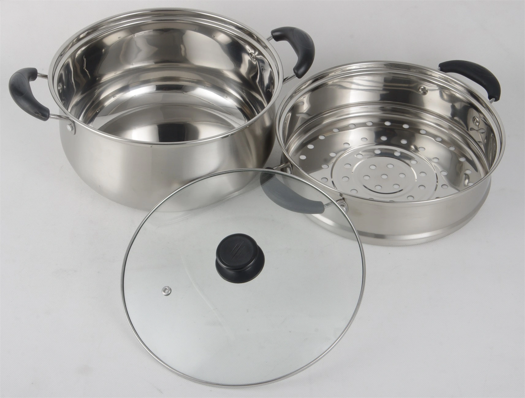 China STAINLESS STEEL SS304 STEAMER DOUBLE BOTTOM RGS-TZ5842 Customized-Evergreen 1