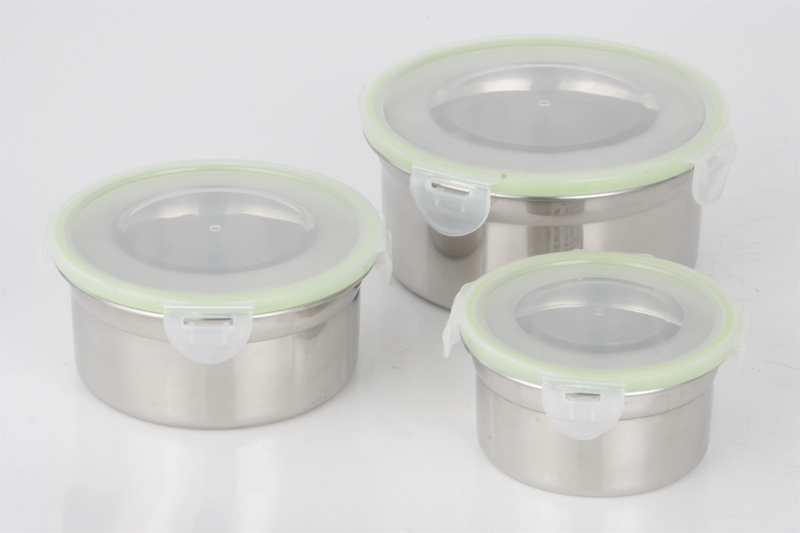 Wholesale STAINLESS STEEL SS201 ROUND LUNCH BOX RGS-FW274 With Good Price-Evergreen 1