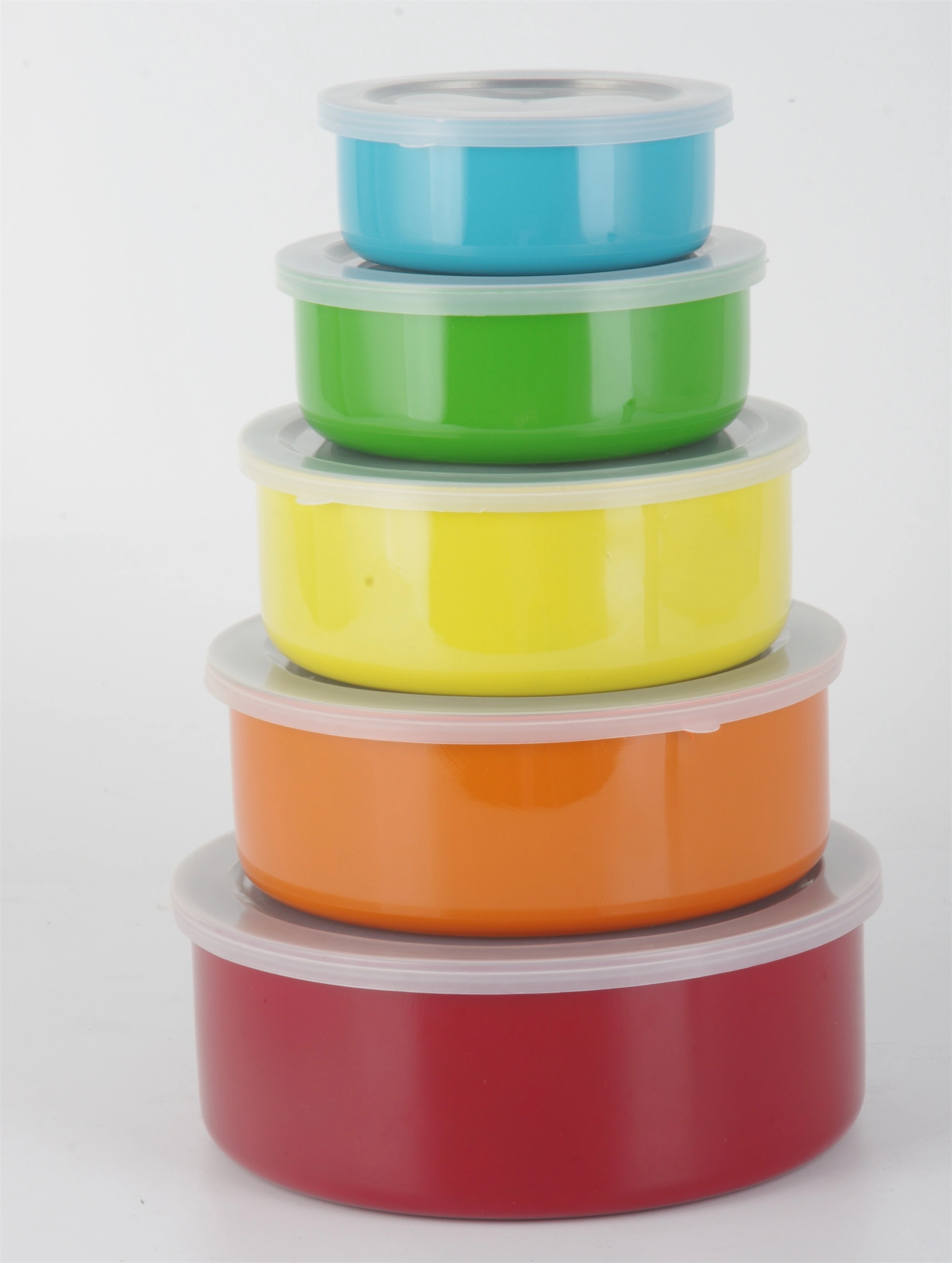 STAINLESS STEEL SS410 LUNCH BOX WITH SPRAY COLOR 5PCS SET RGS-FW2281-CT 1