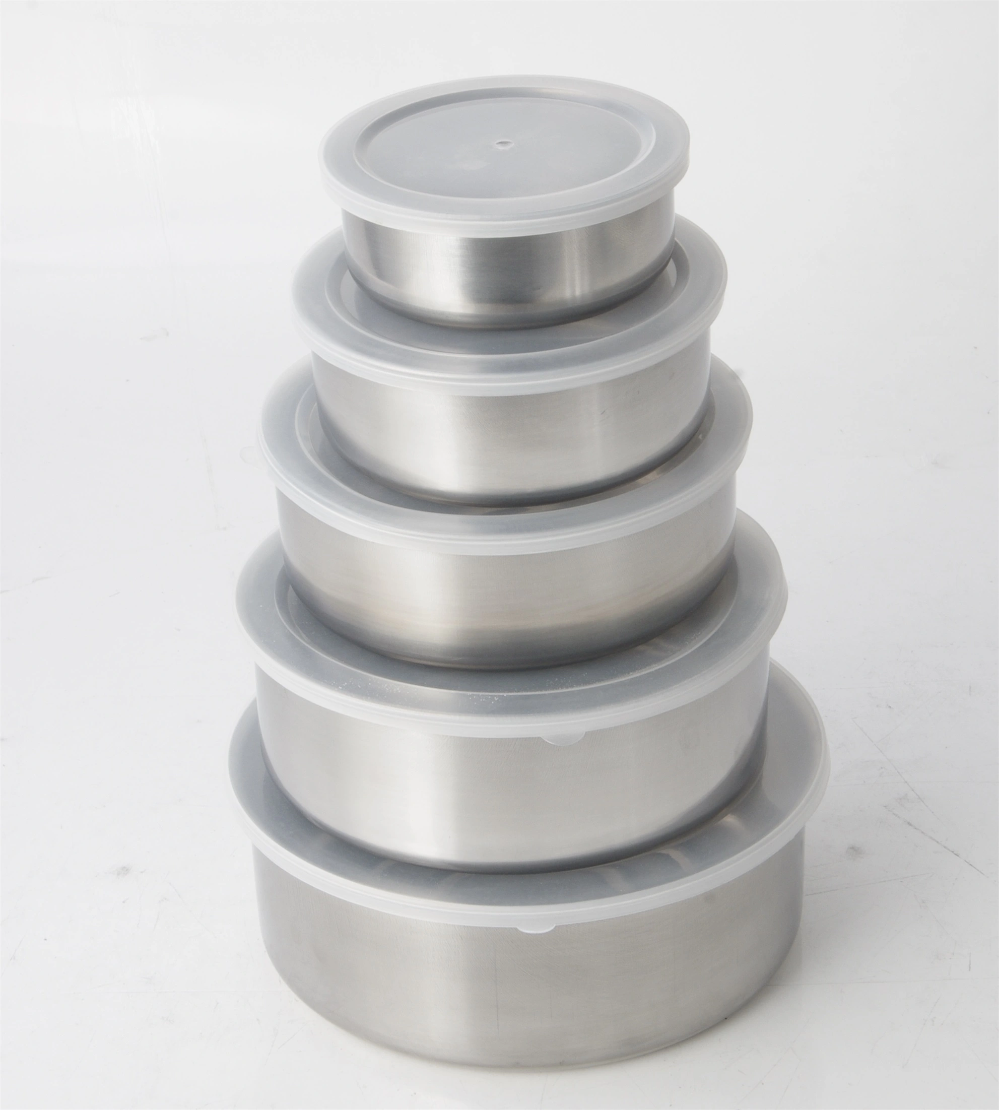 Wholesale STAINLESS STEEL FRESH KEEPING BOX LUNCH BOX 5 PCS SET RGS-FW4861-T With Good Price-Evergreen 1