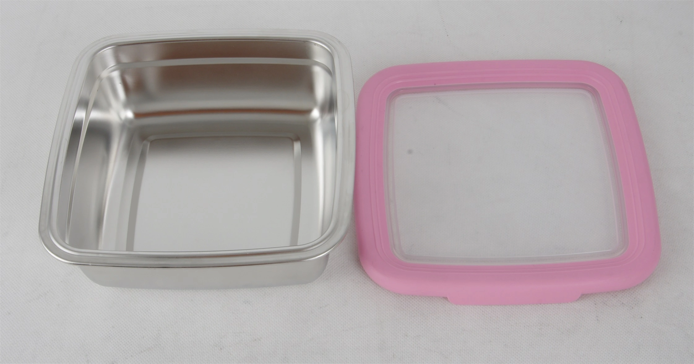 Factory Price STAINLESS STEEL SS304 SQUARE LUNCH BOX RGS-FW5582 Supplier-Evergreen 1
