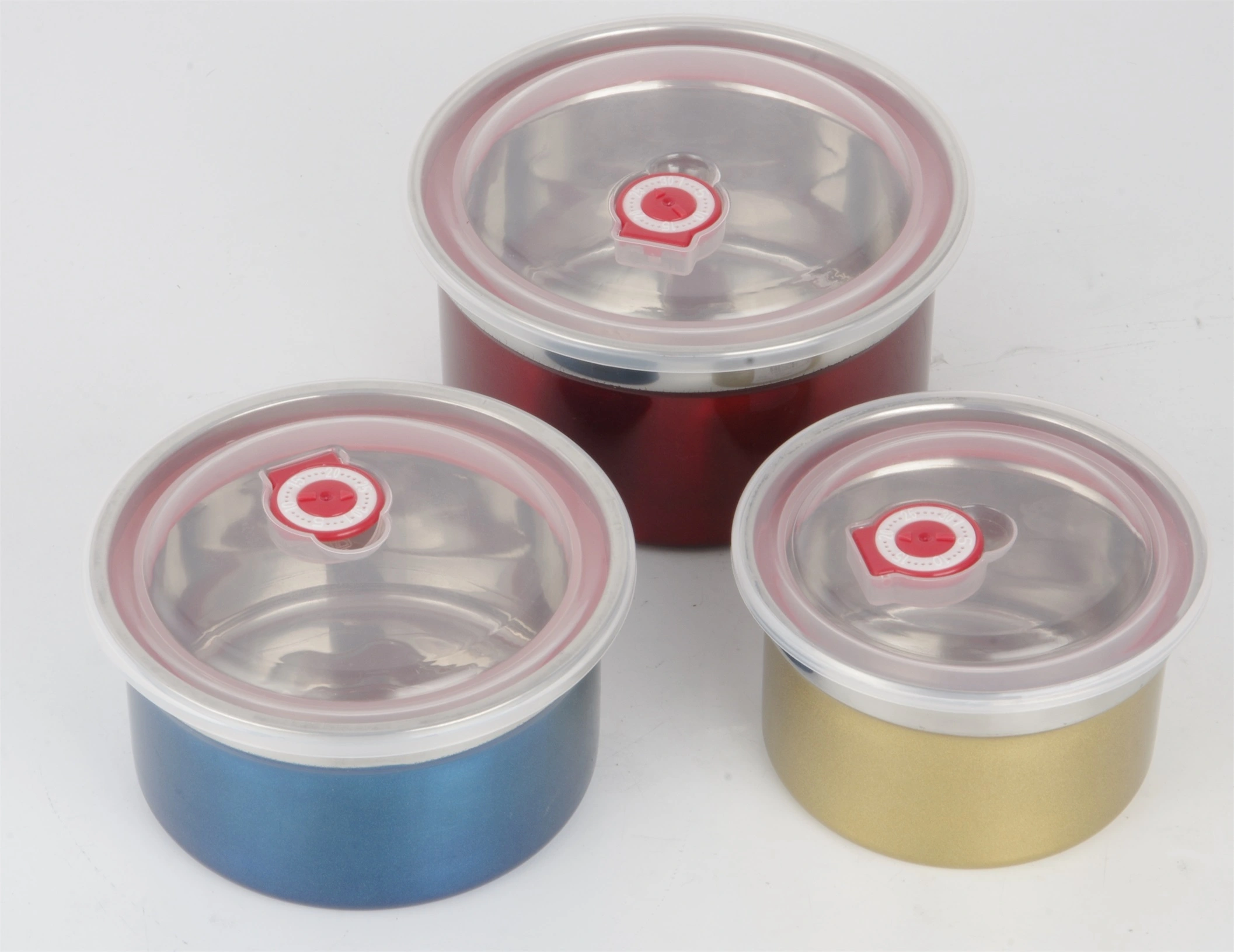 Professional STAINLESS STEEL HIGHER LUNCH BOX SEAL BOX SET RGS-FW6715-T&FW6715-CT Factory From China-Evergreen 1