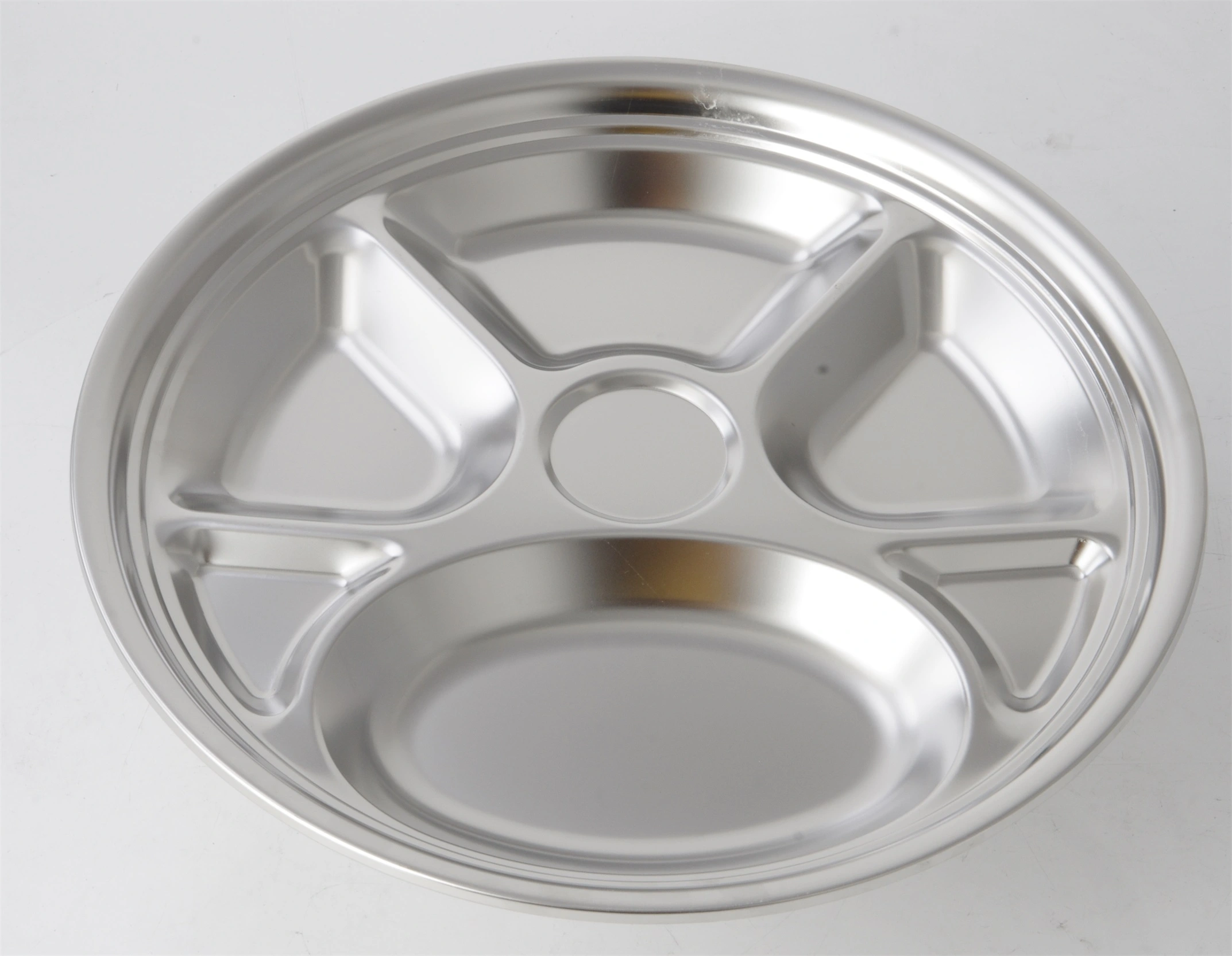 STAINLESS STEEL DINNER PLATE LUNCH DISH RGS-GC4232 High Quality Supplier In China 1
