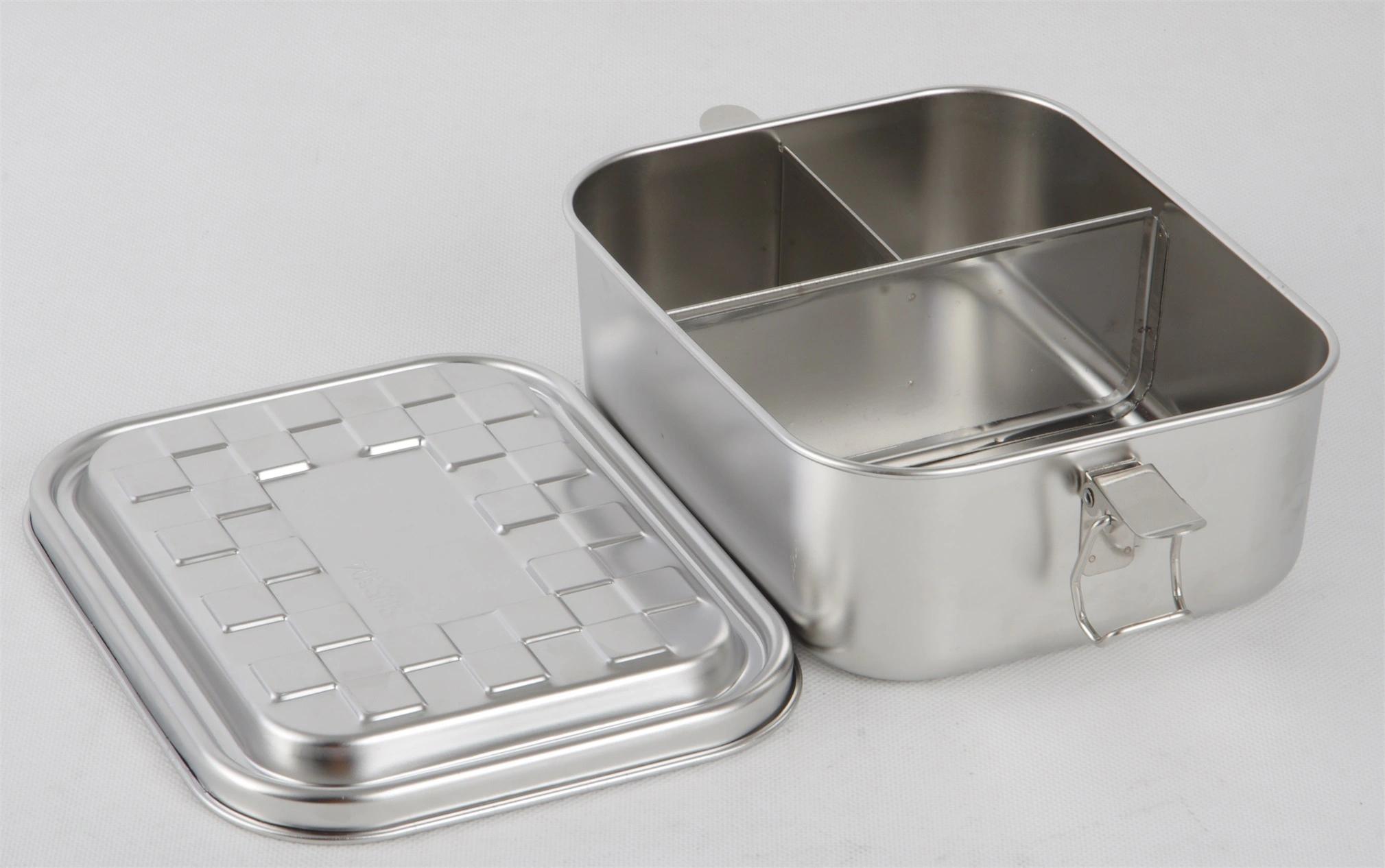 Wholesale STAINLESS STEEL 18CM SS304 LUNCH BOX WITH DOUBLE BUCKLE RGS-GC4993 With Good Price-Evergreen 1
