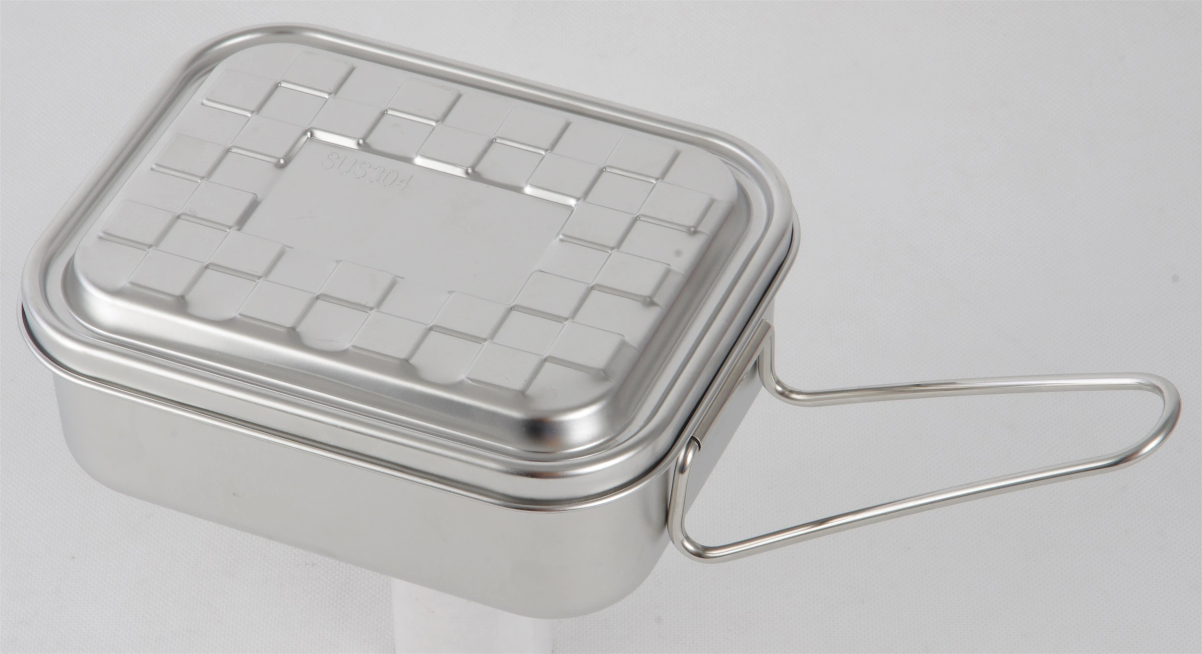 China Professional STAINLESS STEEL SS304 LUNCH BOX WITH SINGLE HANDLE RGS-GC4996 Factory 1