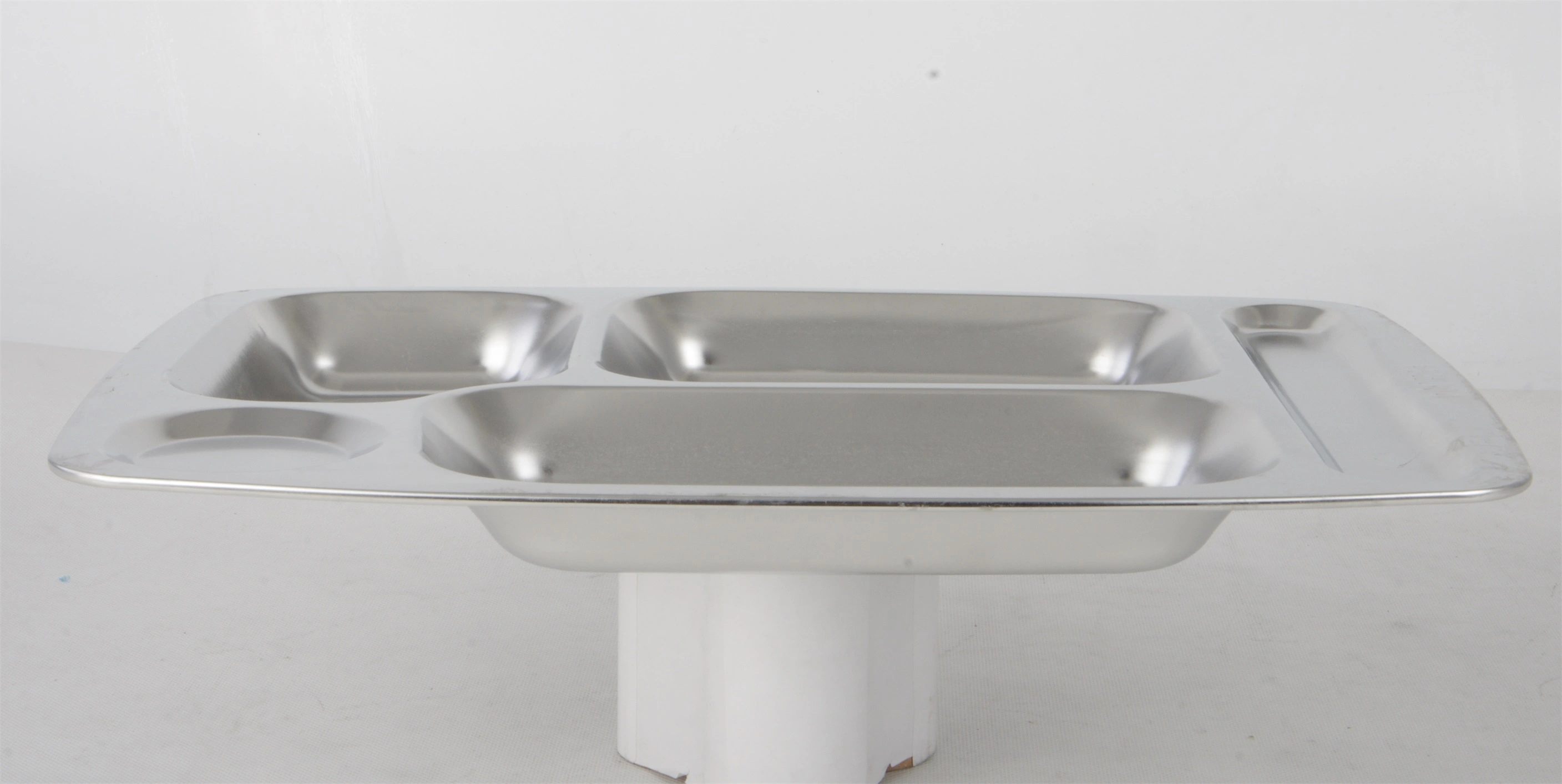 China Professional STAINLESS STEEL SS304 SNACK PLATE LUNCH DISH RGS-GC5466 Factory 1