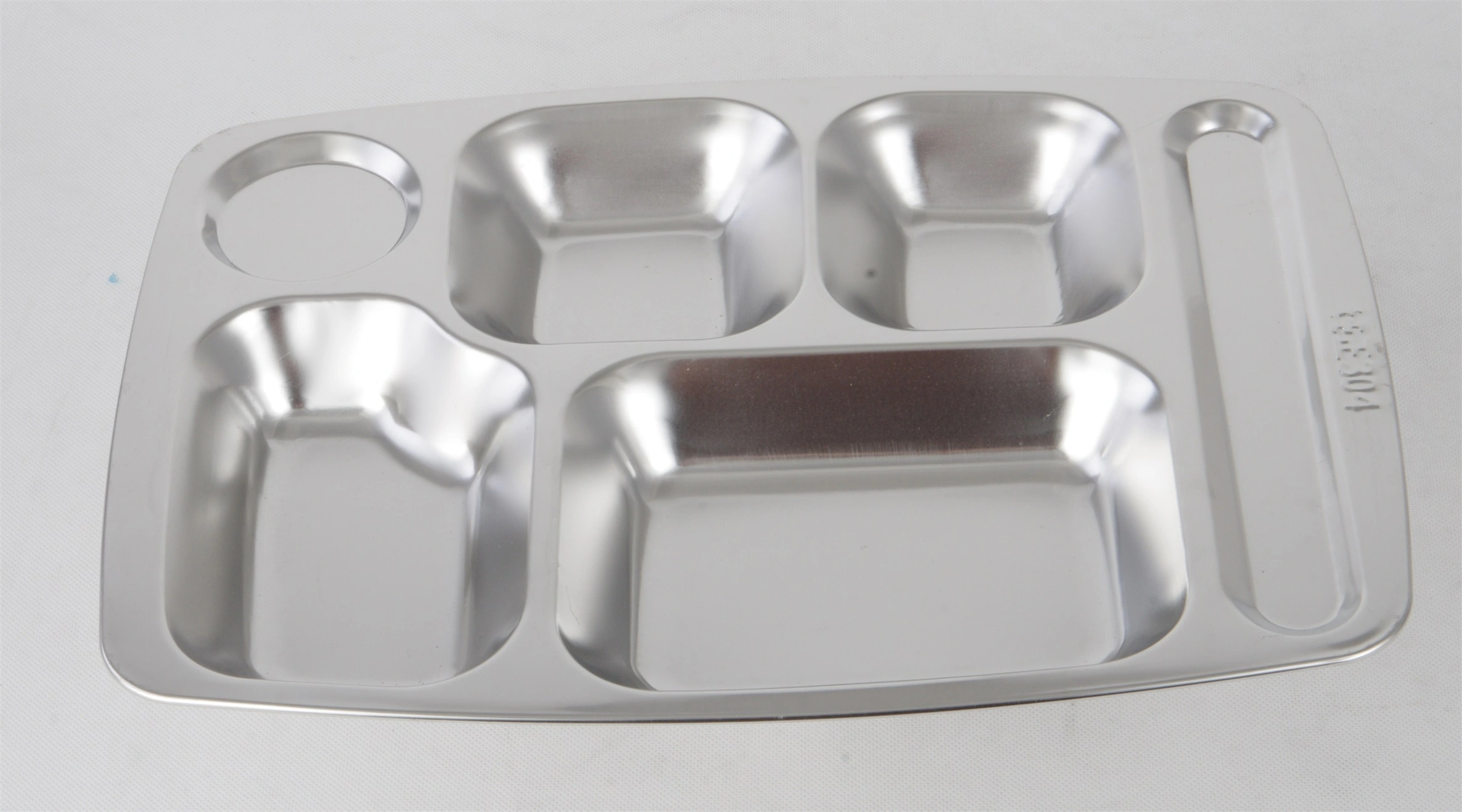 China STAINLESS STEEL SS304 SNACK PLATE LUNCH DISH WITH 6 PARTS RGS-GC5468 Customized-Evergreen 1