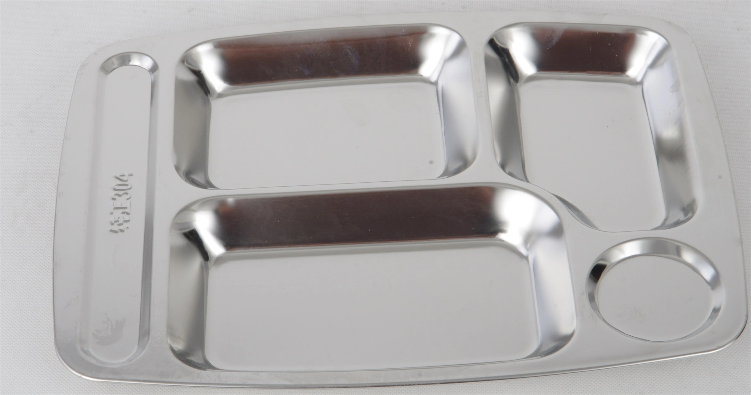 Oem STAINLESS STEEL LUNCH DISH SNACK PLATE RGS-GC54614 For Sale-Evergreen 1