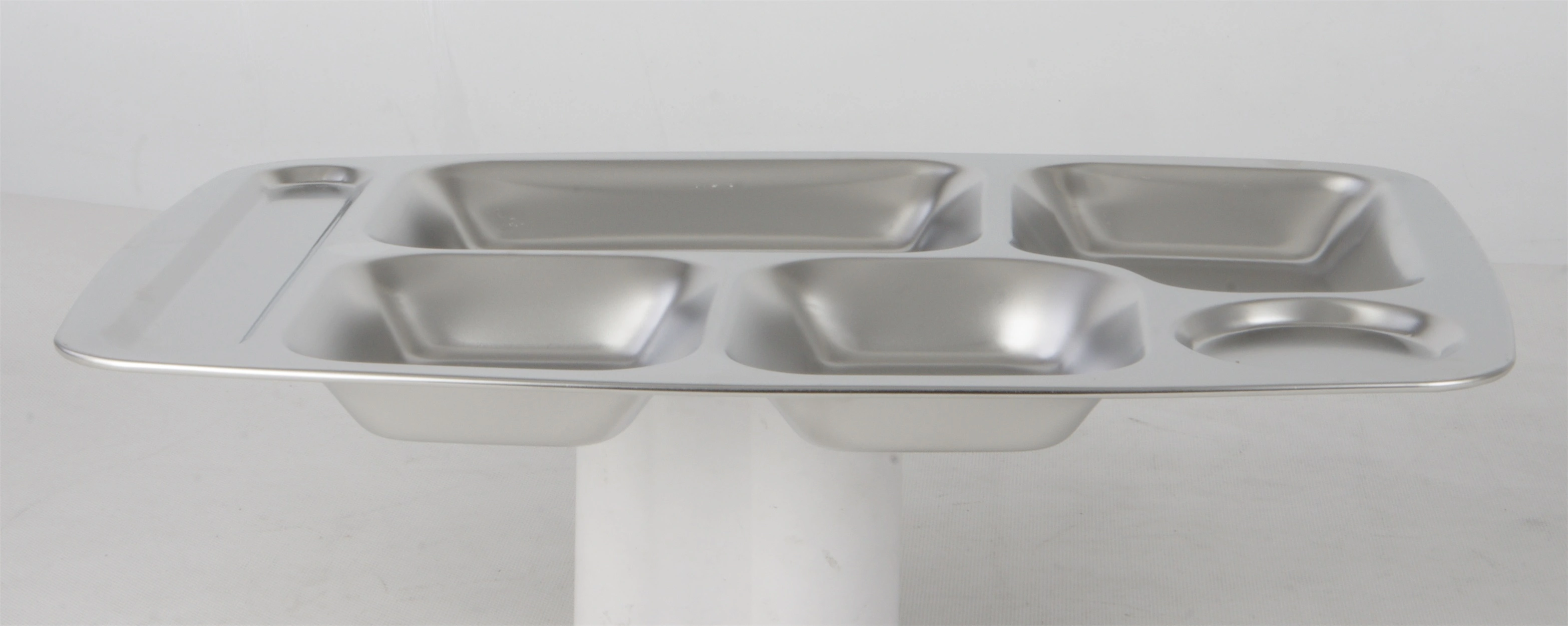 STAINLESS STEEL SNACK PLATE LUNCH BOX RGS-GC54644 Oem With Good Price-Evergreen 1