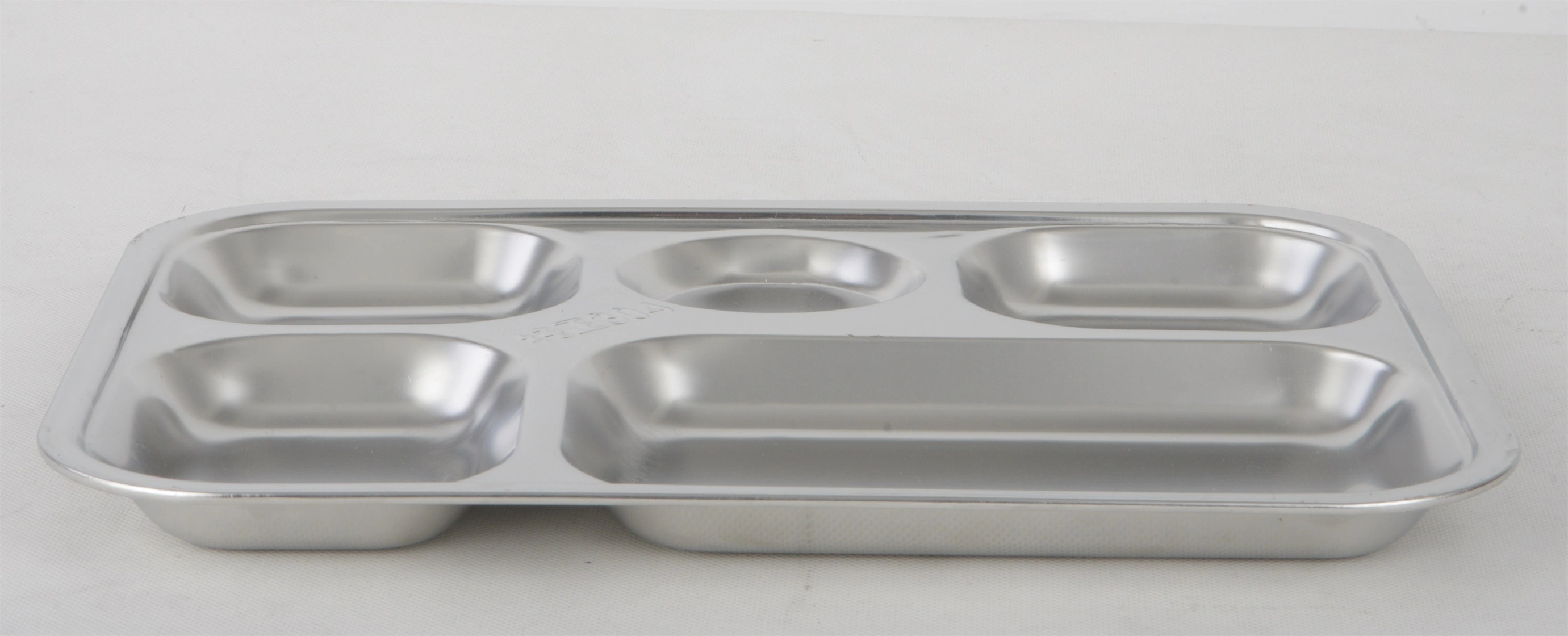 China Professional Top Quality STAINLESS STEEL SNACK PLATE LUNCH DISH RGS-GC54717 Wholesale-Evergreen Factory 1