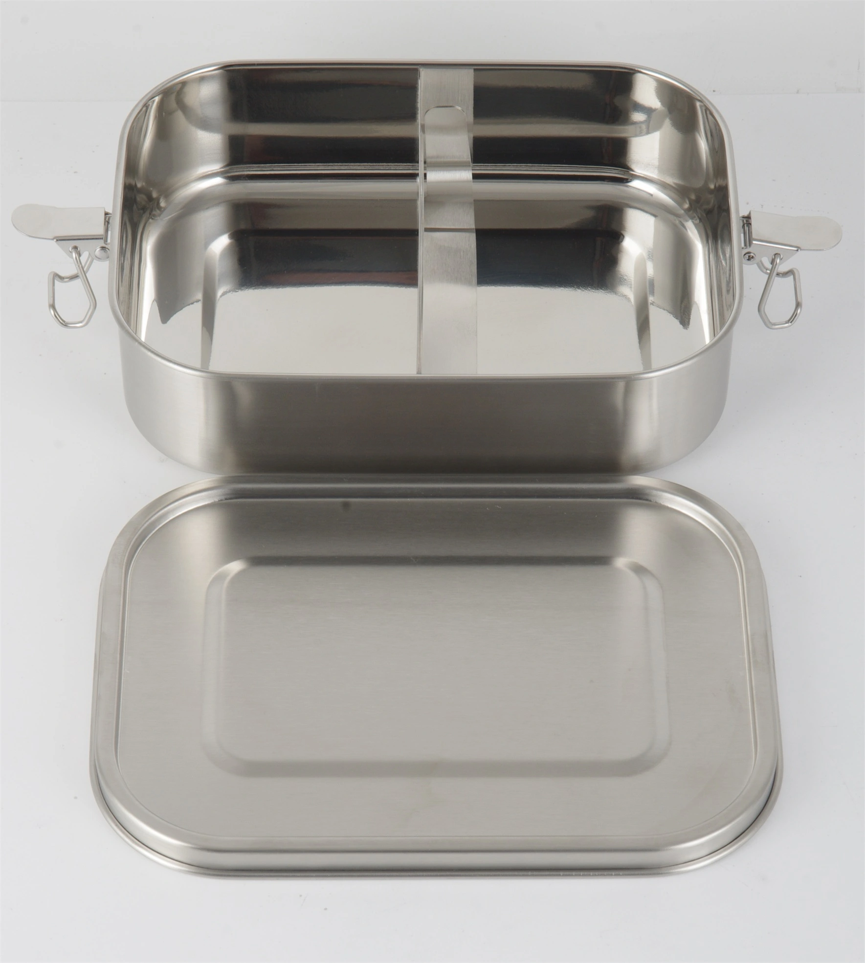 Professional STAINLESS STEEL LUNCH BOX WITH MOVABLE PIECE RGS-GG2522 Factory From China-Evergreen 1