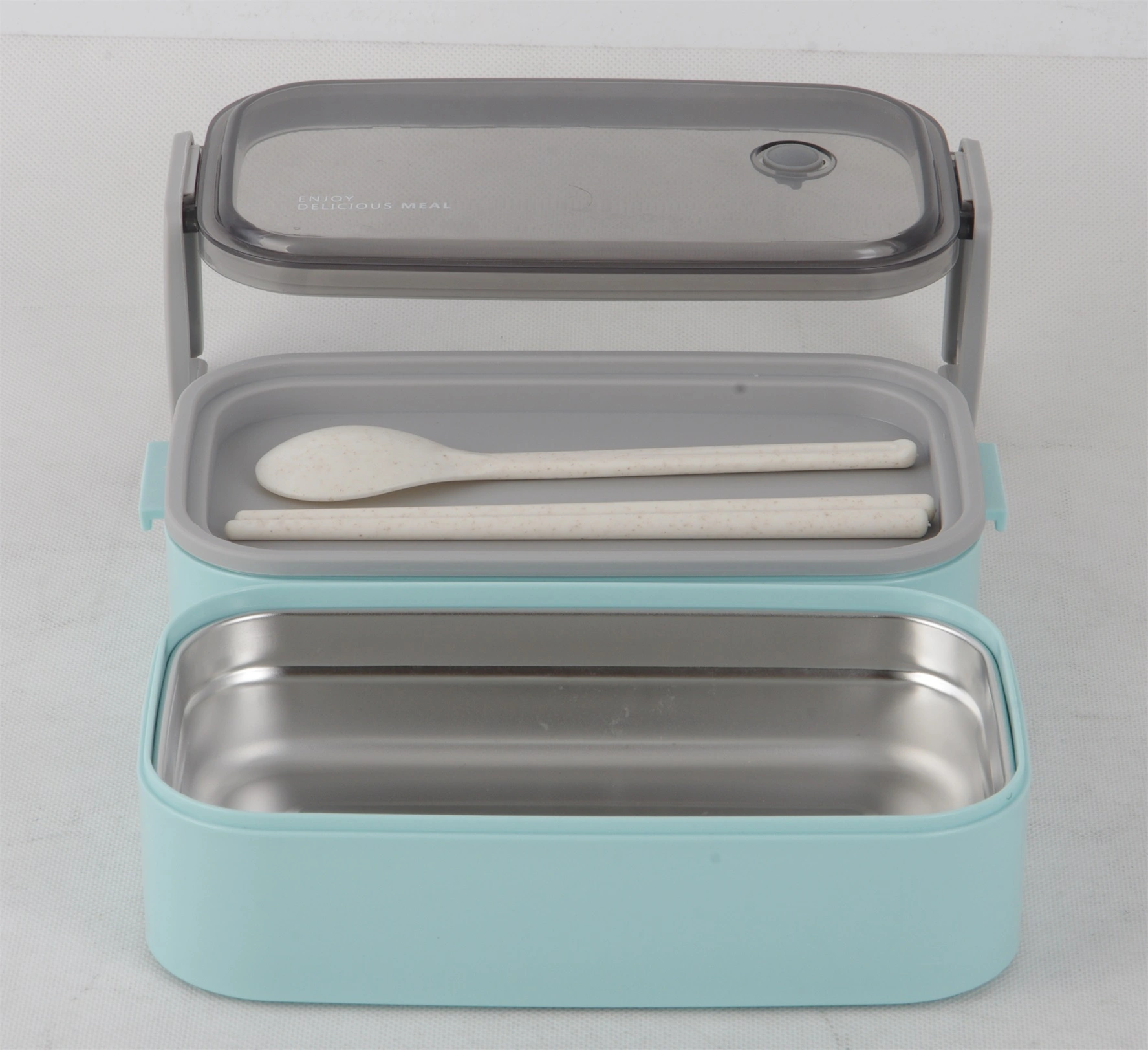 STAINLESS STEEL LUNCH BOX WITH 2 LAYERS RGS-GH251 1