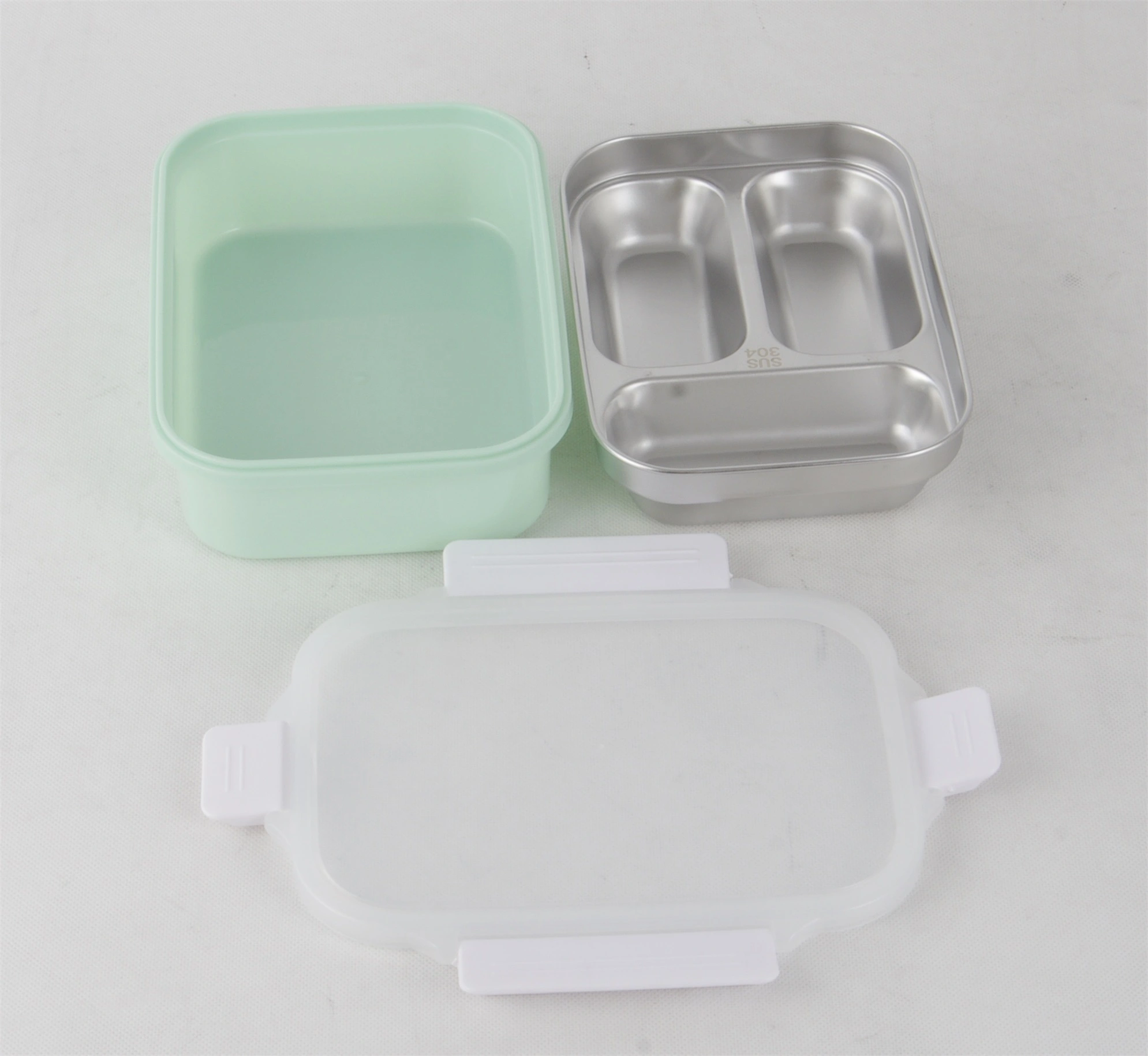 STAINLESS STEEL FOOD BOX LUNCH BOX FOR FAST FOOD WHOLESALE RGS-GH4443 1