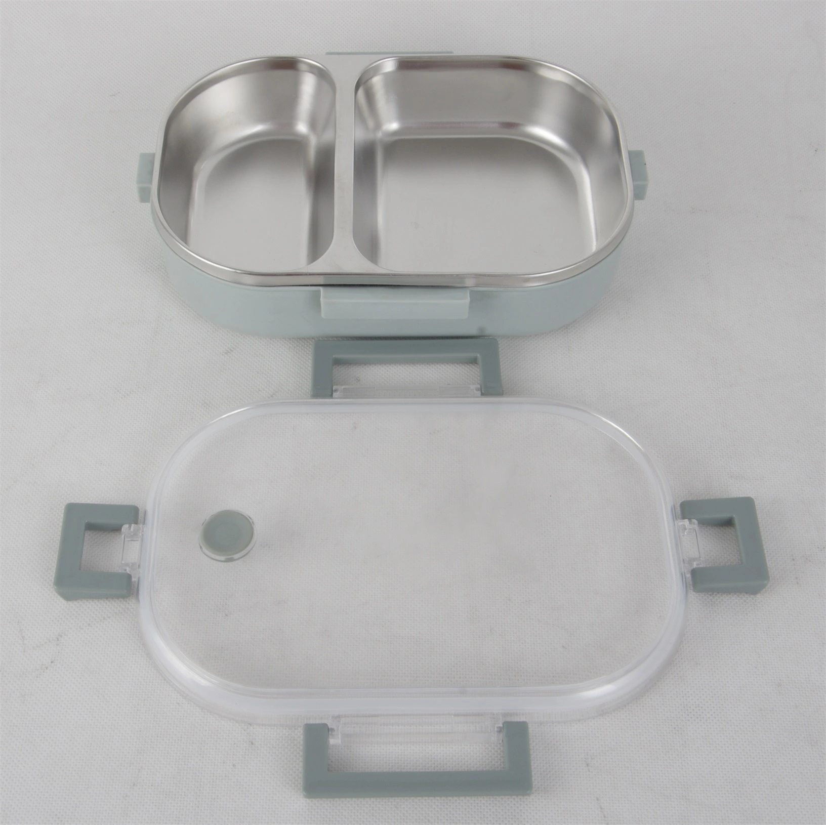 STAINLESS STEEL LUNCH BOX WITH FOUR SIDE BUCKLE RGS-GH5587 1