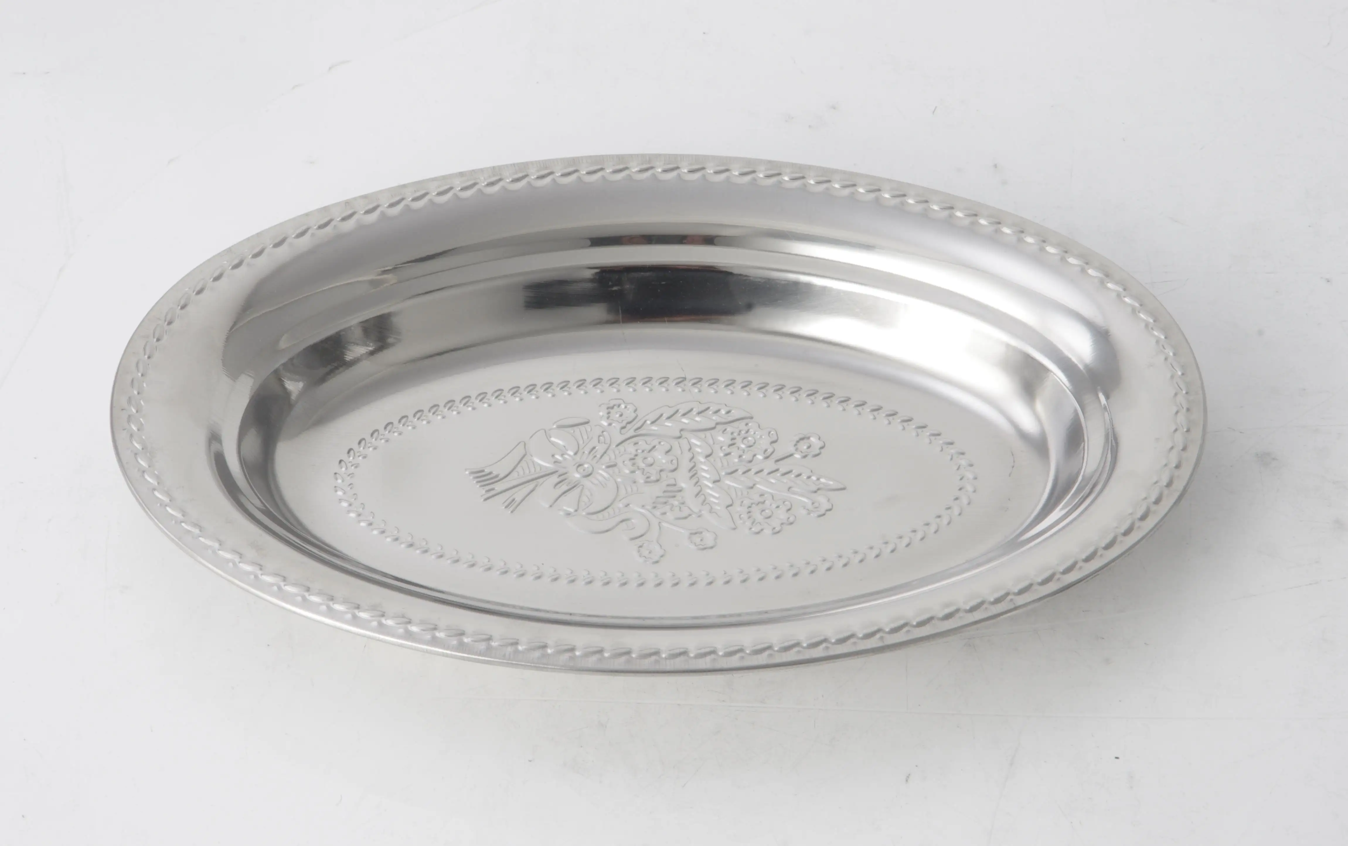 Evergreen stainless steel dining plates company for kitchen 1