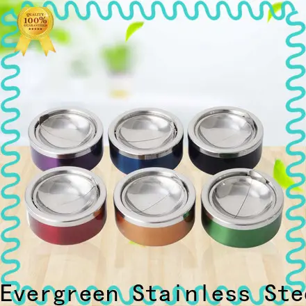 Evergreen Wholesale stainless steel cigarette ashtray Suppliers for kitchen 1