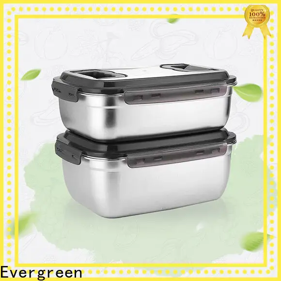 Evergreen stainless steel lunch box Suppliers for cooking 1
