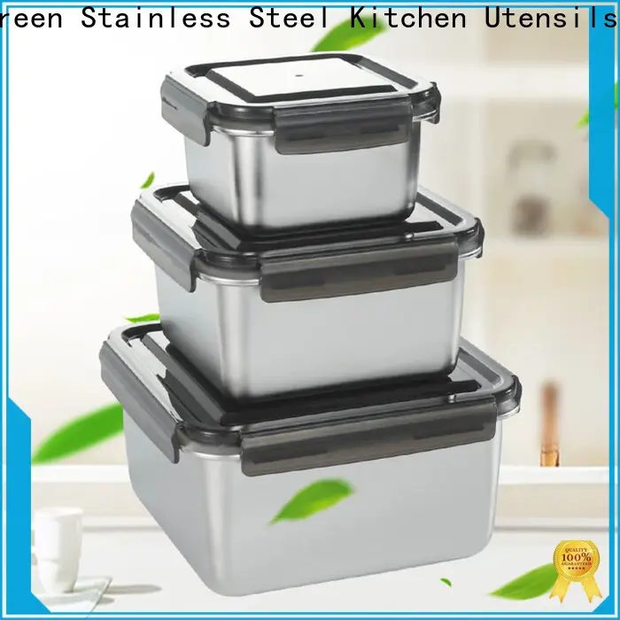 Evergreen best stainless steel food containers factory for cooking 1