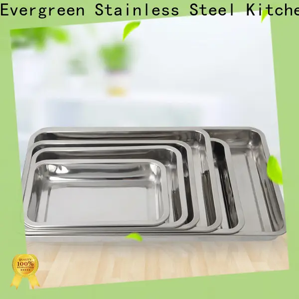 Evergreen stainless steel lunch plates Supply for kitchen 1