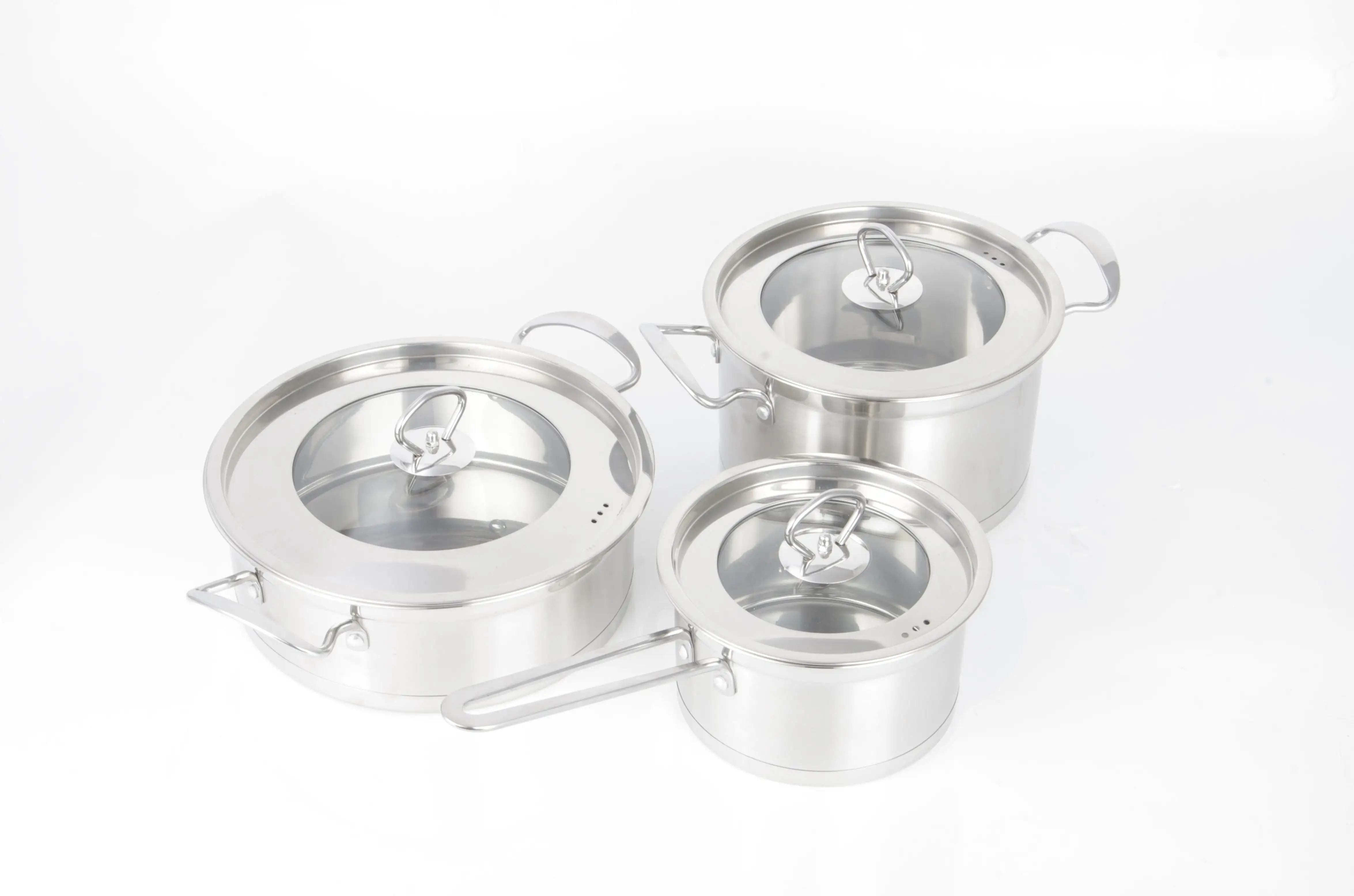 Evergreen Custom stainless steel pan set factory for kitchen 2