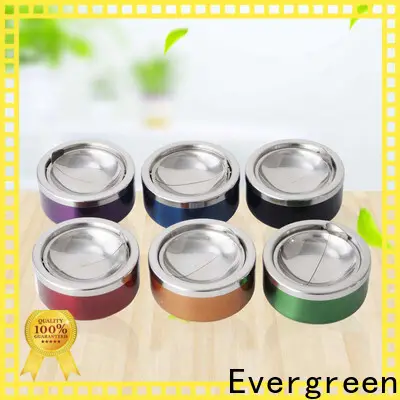 Evergreen Custom stainless steel cigarette ashtray Supply for kitchen 1