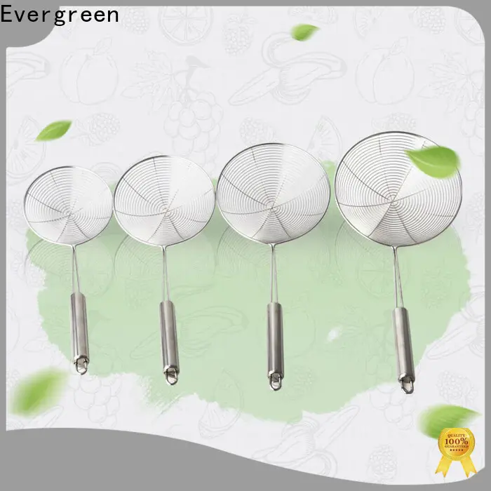 Evergreen stainless colander company for cooking 1