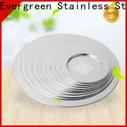 Evergreen High-quality stainless steel plates wholesale for business for kitchen 1