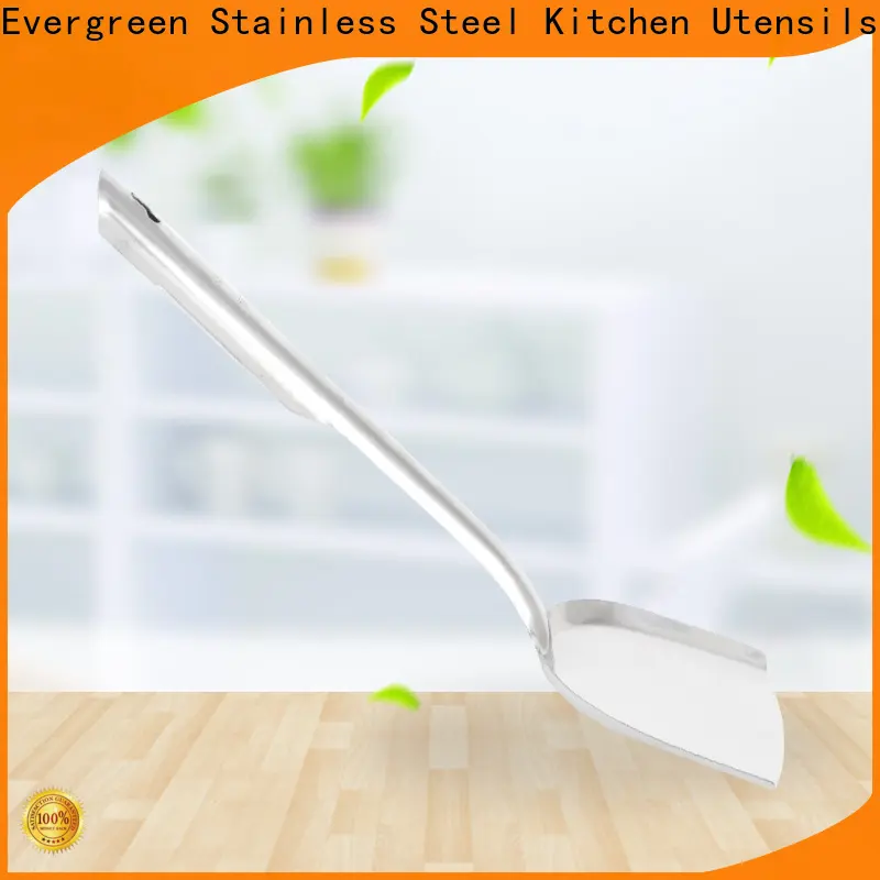 Evergreen best stainless steel spatula Supply for cooking 1
