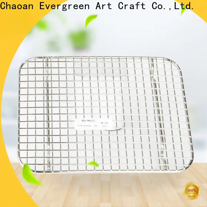 Evergreen Custom stainless steel barbecue grill grates Suppliers for cooking 1