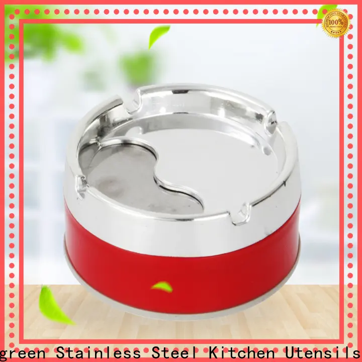 Evergreen stainless steel windproof ashtray Suppliers for cooking 1